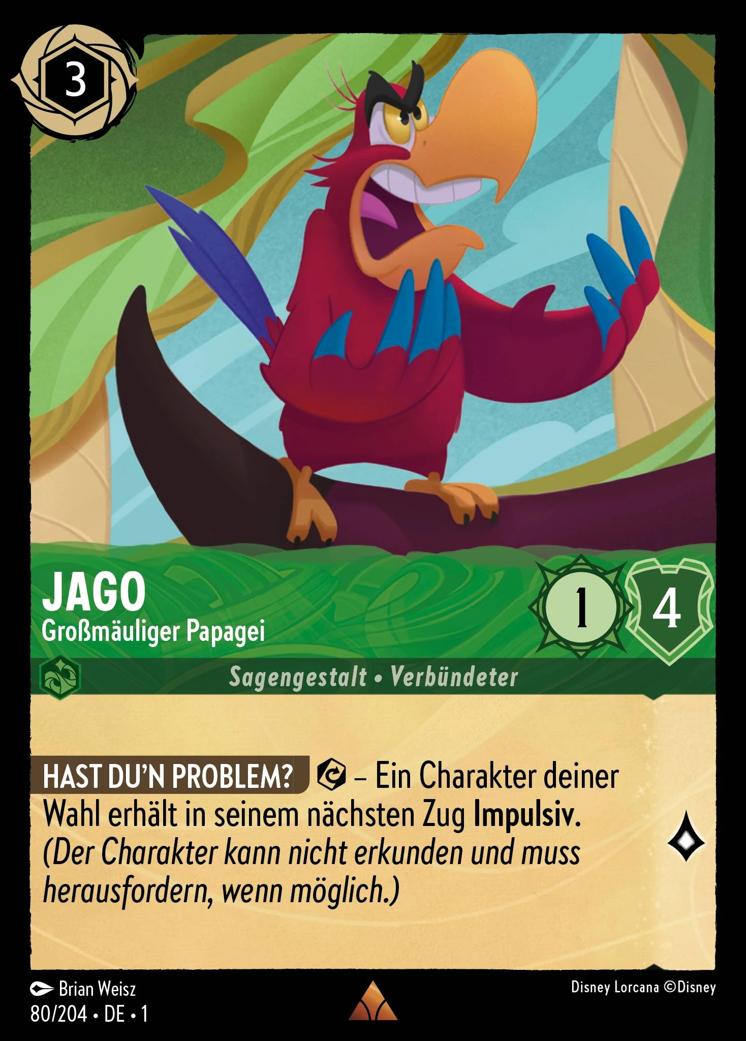 Jago - Großmäuliger Papagei (Das Erste Kapitel 080)