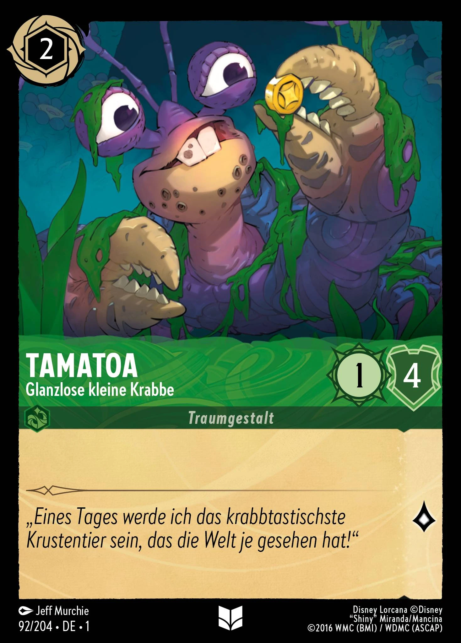 Tamatoa - Glanzlose kleine Krabbe (Das Erste Kapitel 092)
