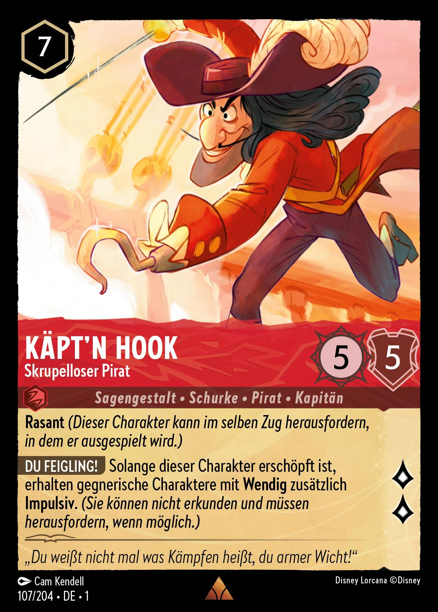 Käpt'n Hook - Skrupelloser Pirat (Das Erste Kapitel 107)
