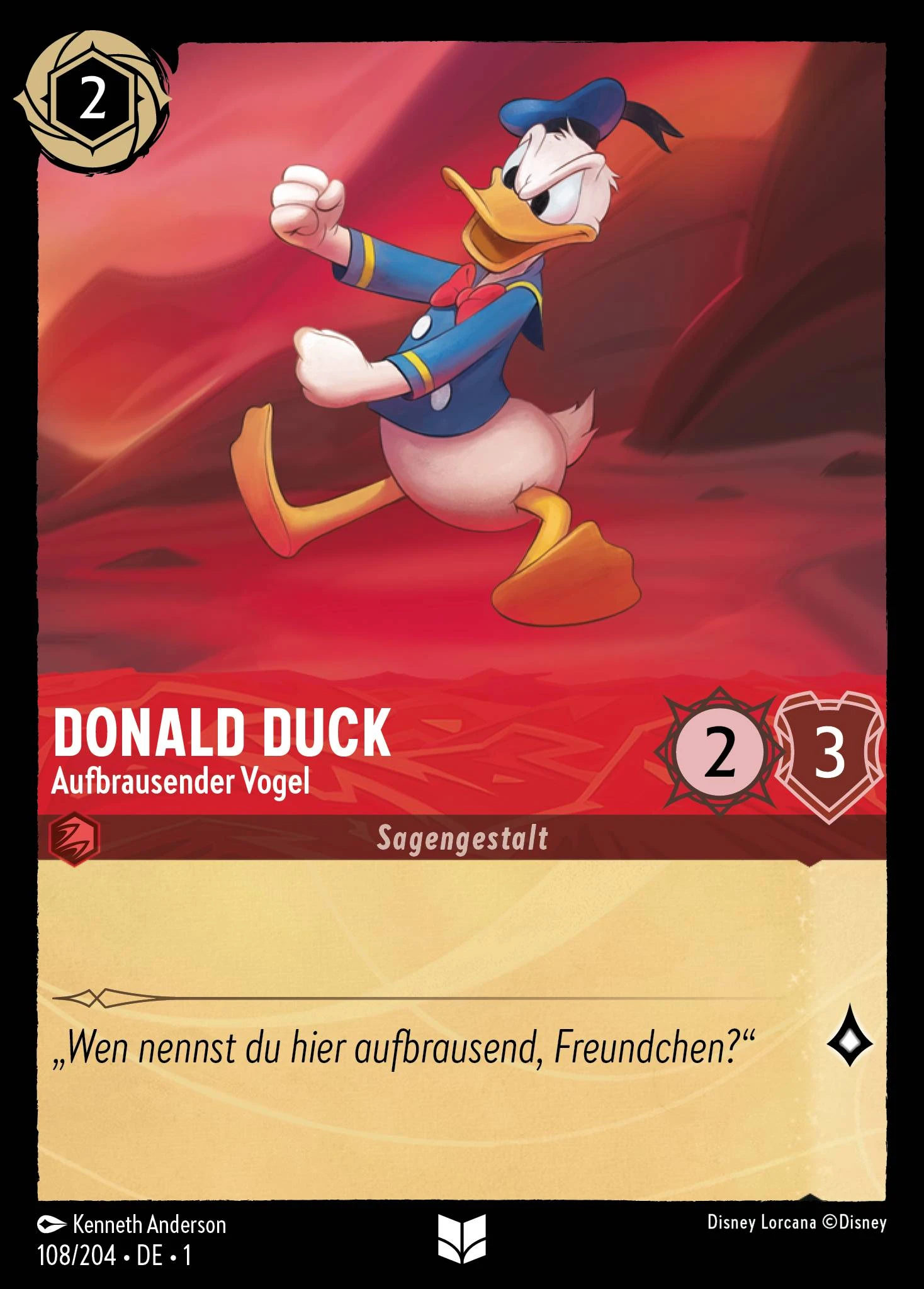 Donald Duck - Aufbrausender Vogel (Das Erste Kapitel 108)