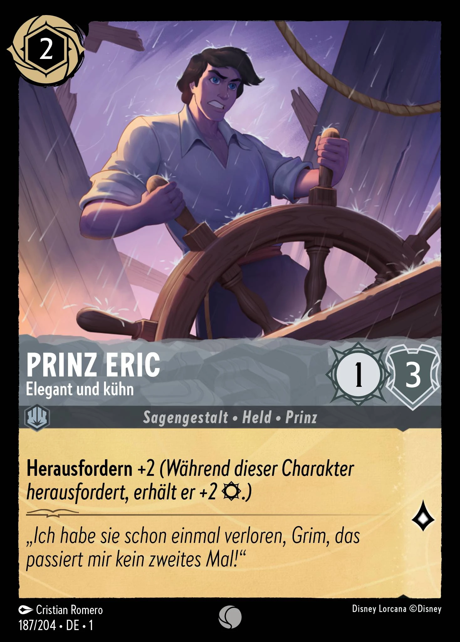Prinz Eric - Elegant und kühn (Das Erste Kapitel 187)