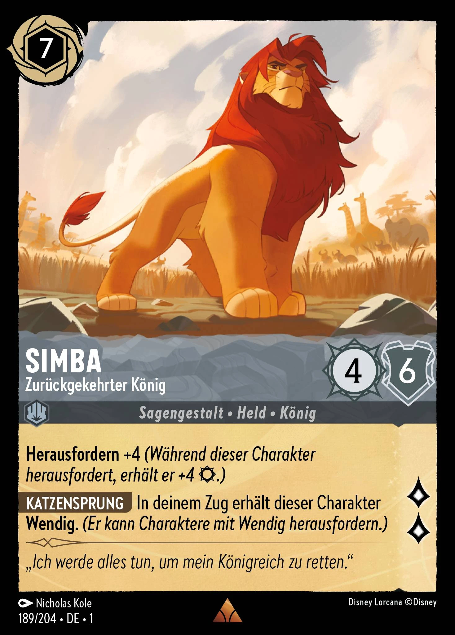 Simba - Zurückgekehrter König (Das Erste Kapitel 189)