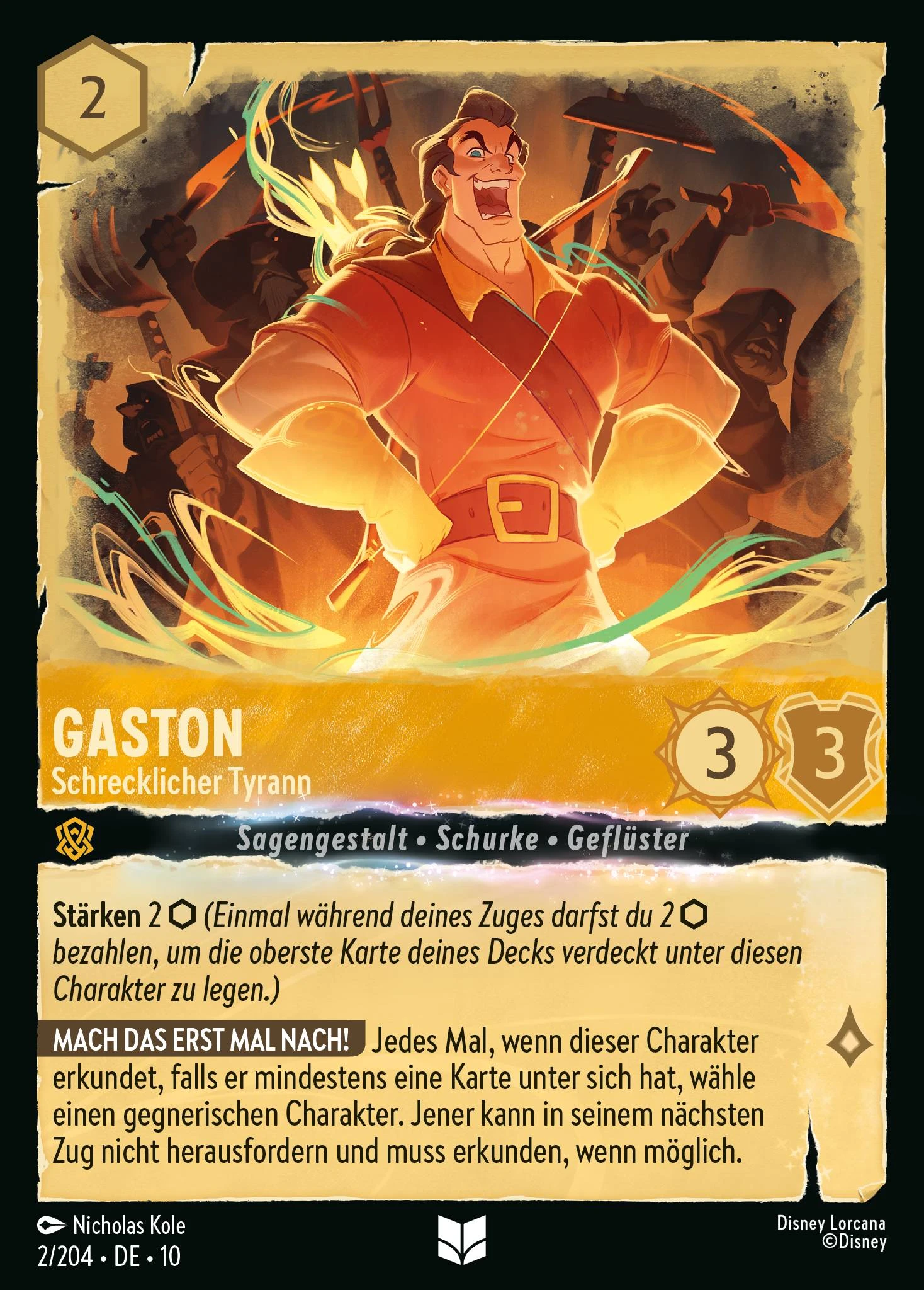 Gaston - Schrecklicher Tyrann (Geflüster aus der Tiefe 002)