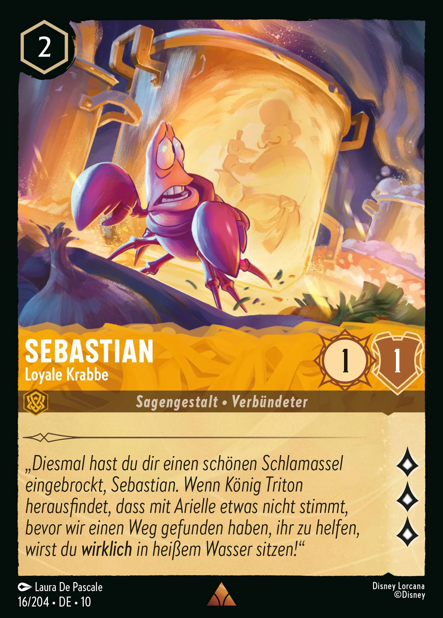 Sebastian - Loyale Krabbe (Geflüster aus der Tiefe 016)