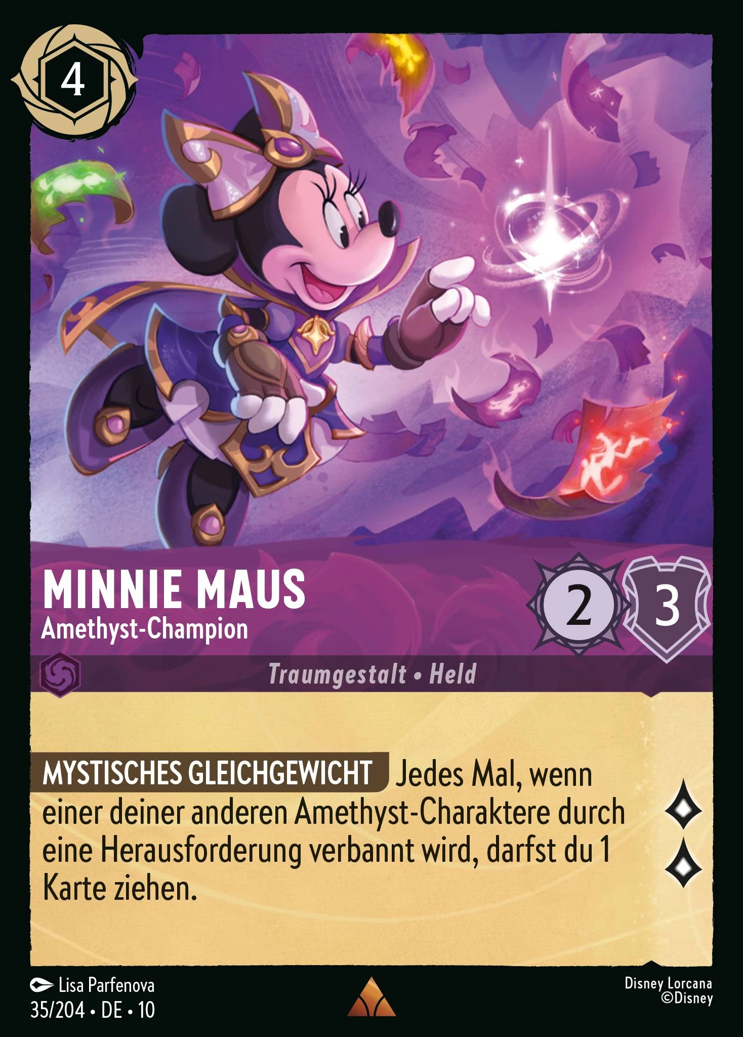 Minnie Maus - Amethyst-Champion (Geflüster aus der Tiefe 035)