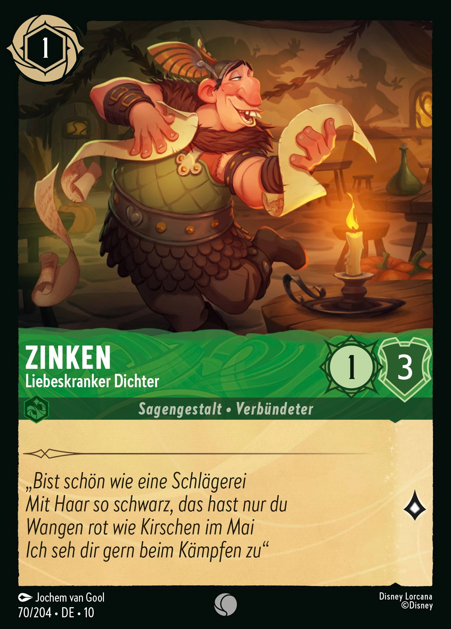 Zinken - Liebeskranker Dichter (Geflüster aus der Tiefe 070)