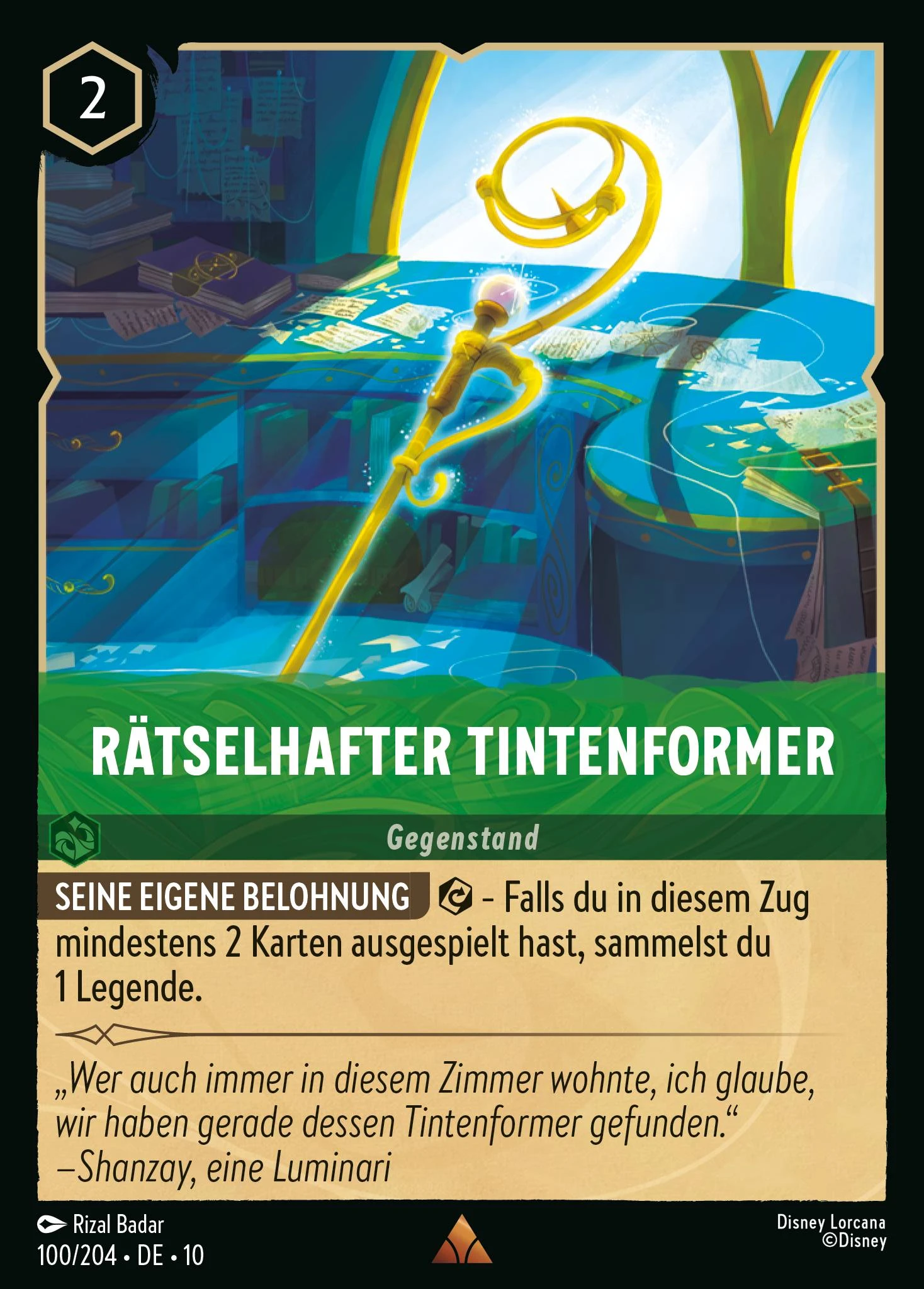 Rätselhafter Tintenformer (Geflüster aus der Tiefe 100)