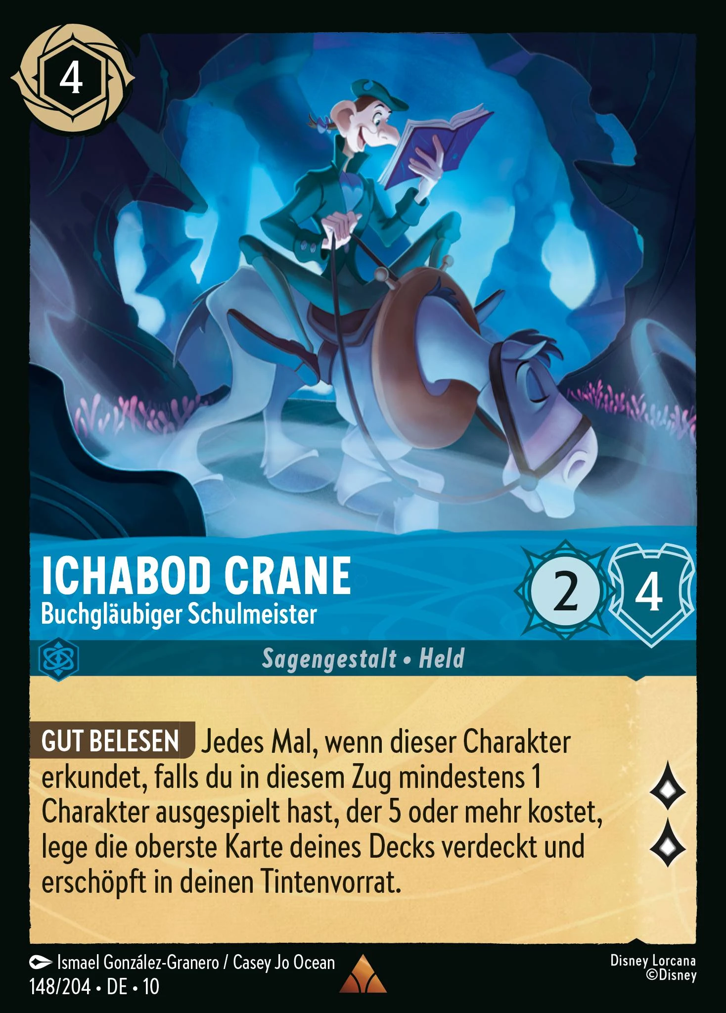 Ichabod Crane - Buchgläubiger Schulmeister (Geflüster aus der Tiefe 148)