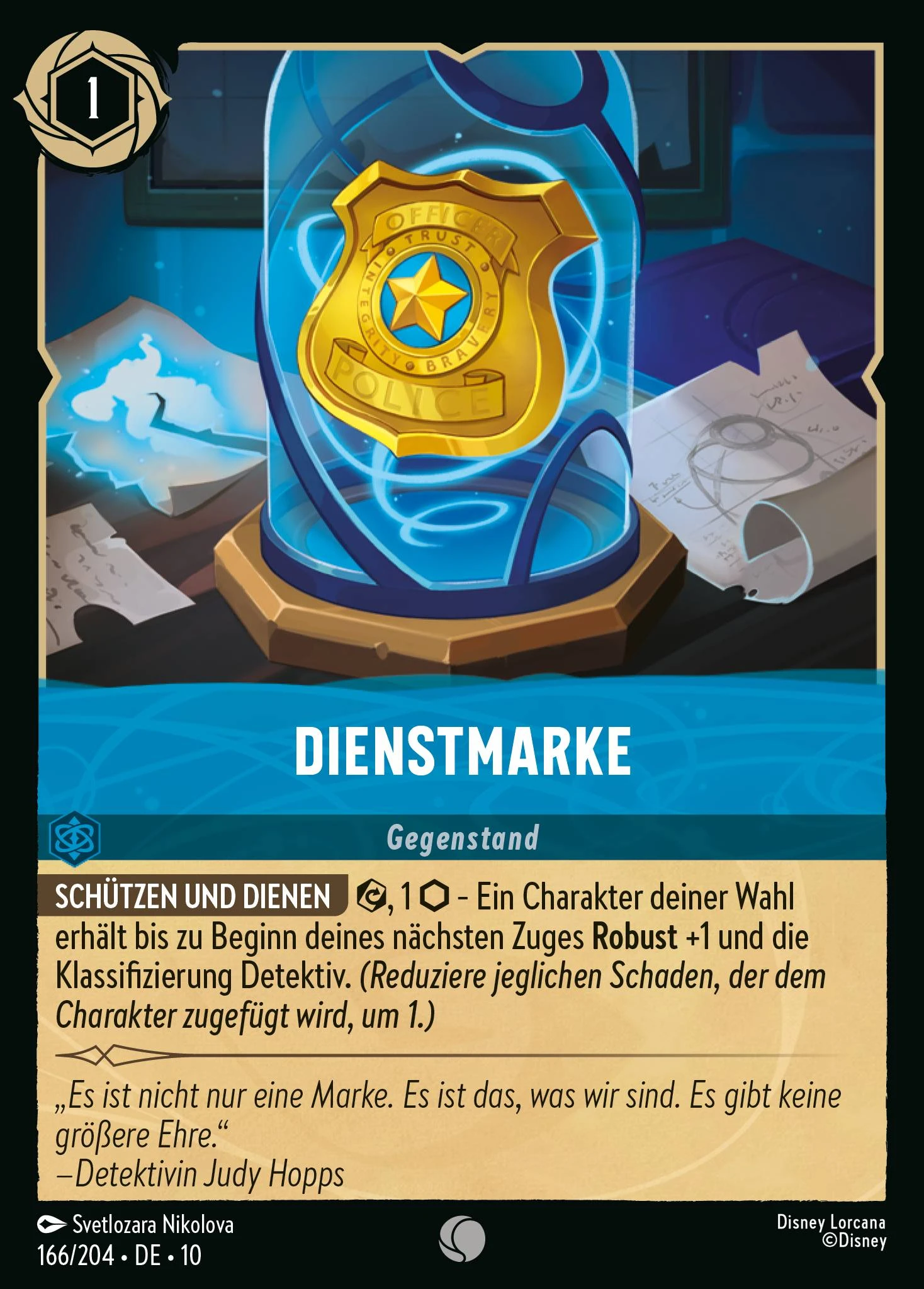 Dienstmarke (Geflüster aus der Tiefe 166)