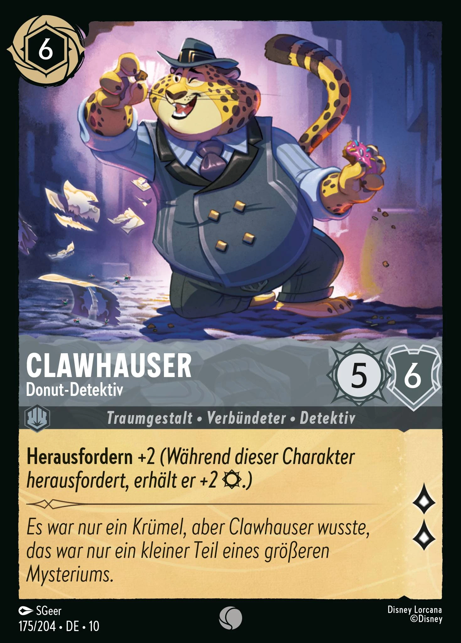 Clawhauser - Donut-Detektiv (Geflüster aus der Tiefe 175)
