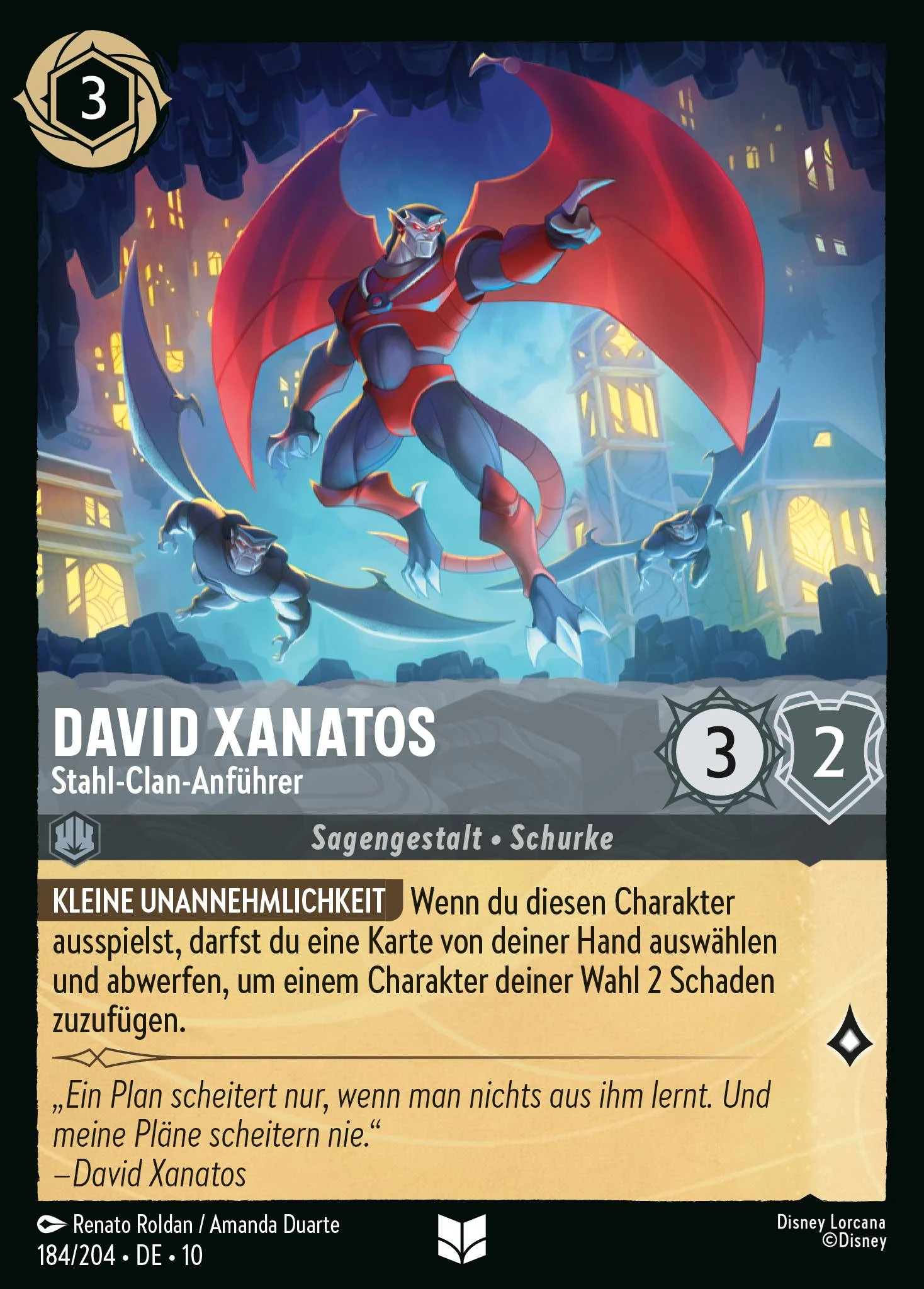 David Xanatos - Stahl-Clan-Anführer (Geflüster aus der Tiefe 184)