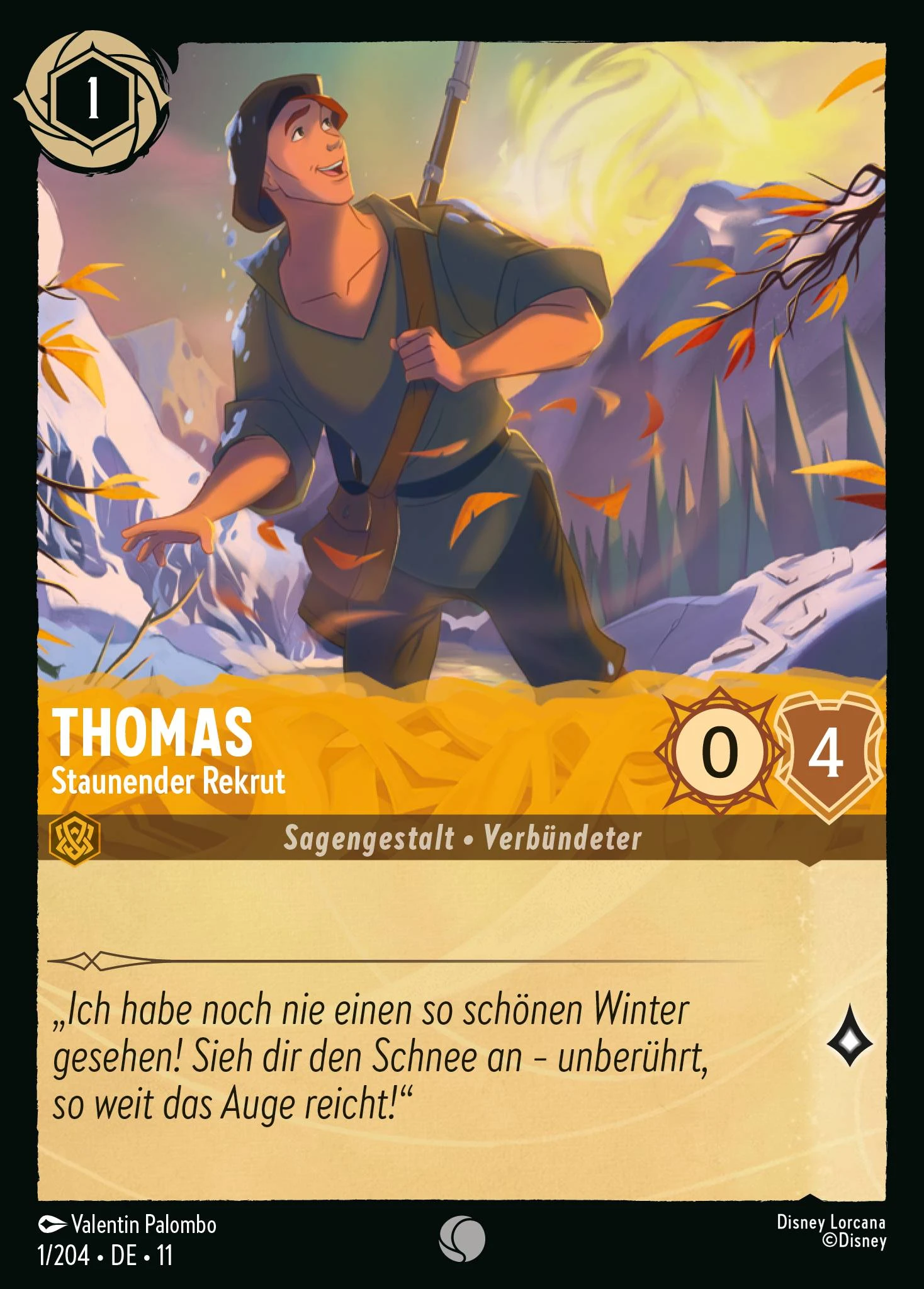 Thomas - Staunender Rekrut (Winterzauber 001)