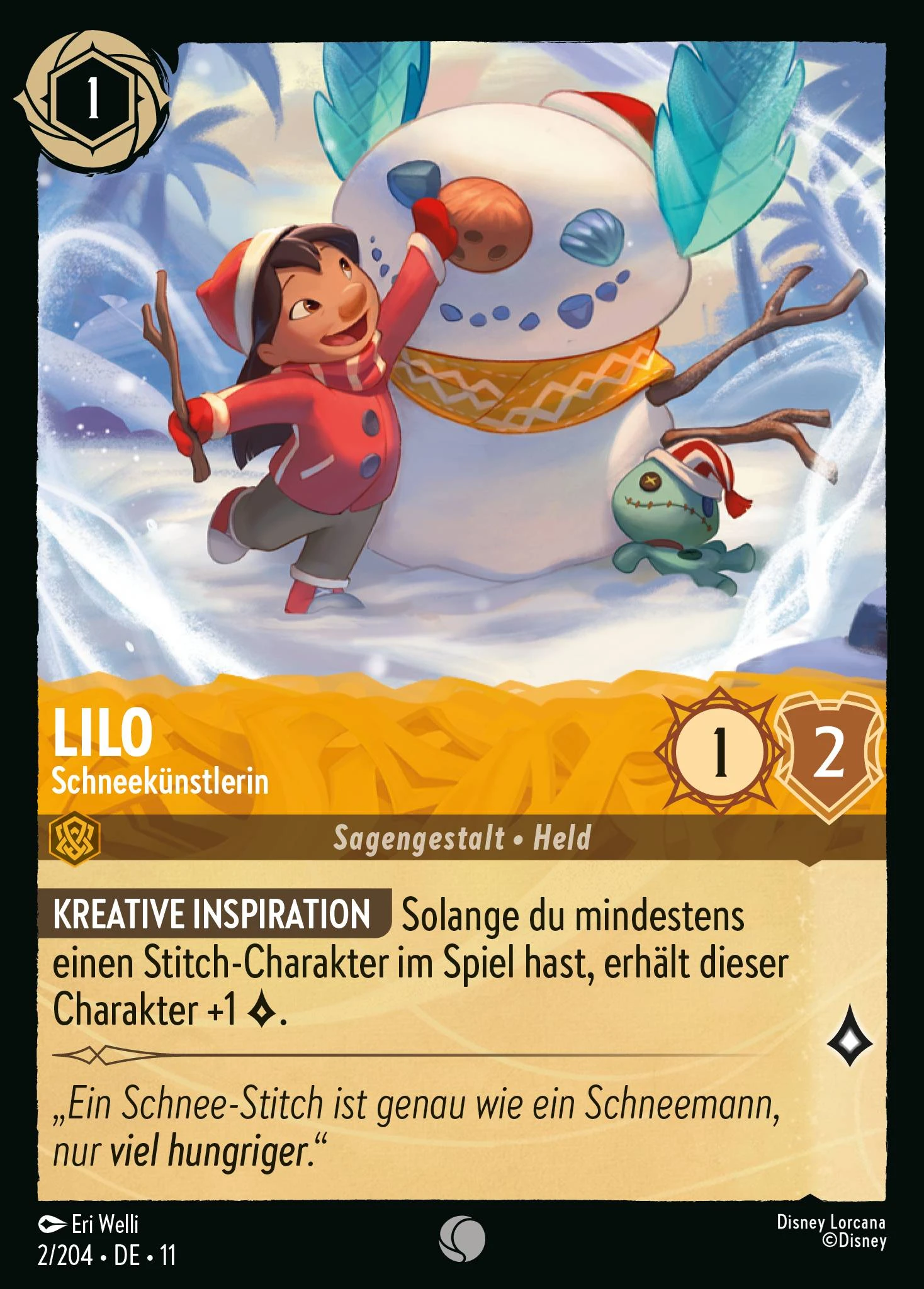 Lilo - Schneekünstlerin (Winterzauber 002)