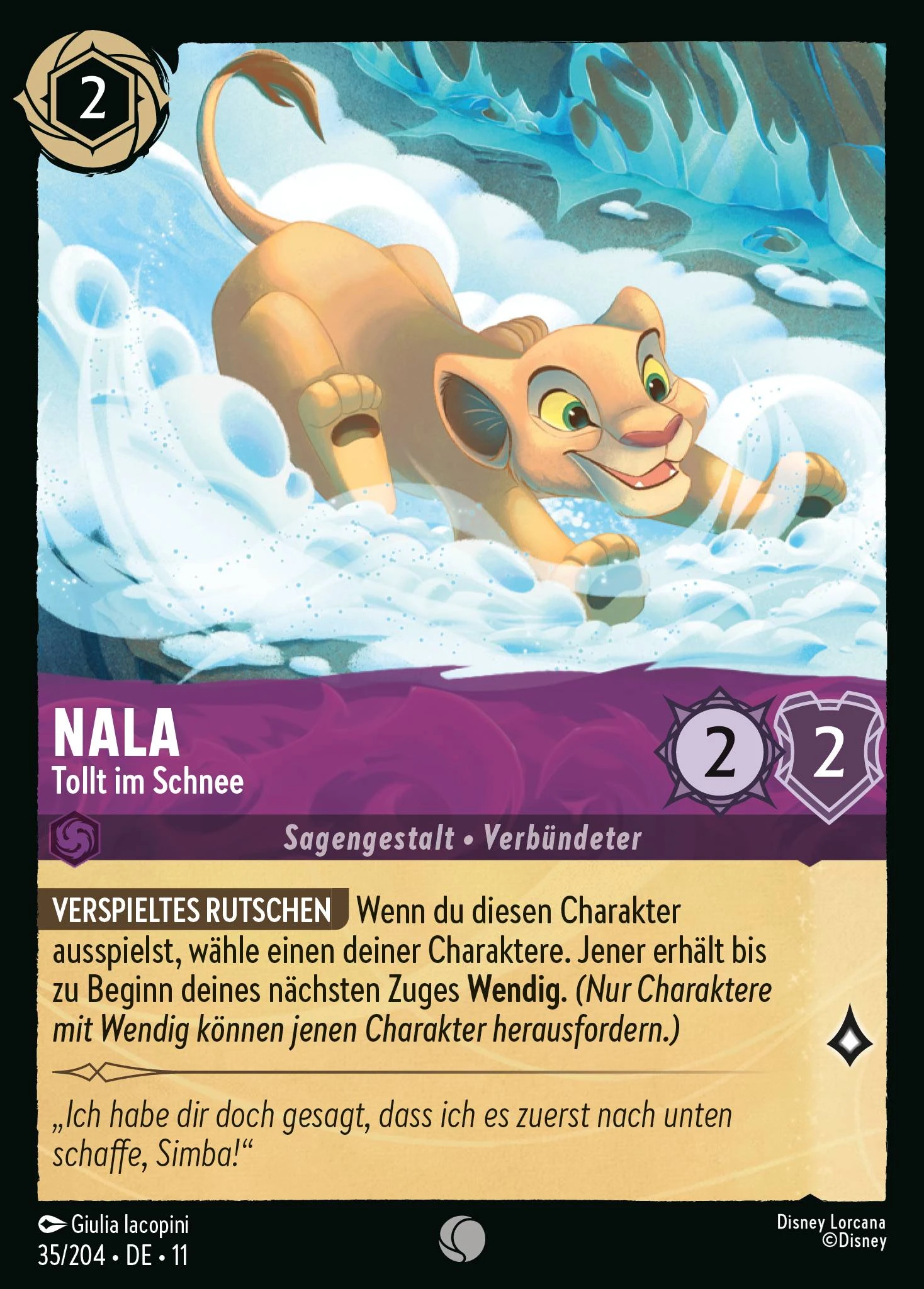 Nala - Tollt im Schnee (Winterzauber 035)