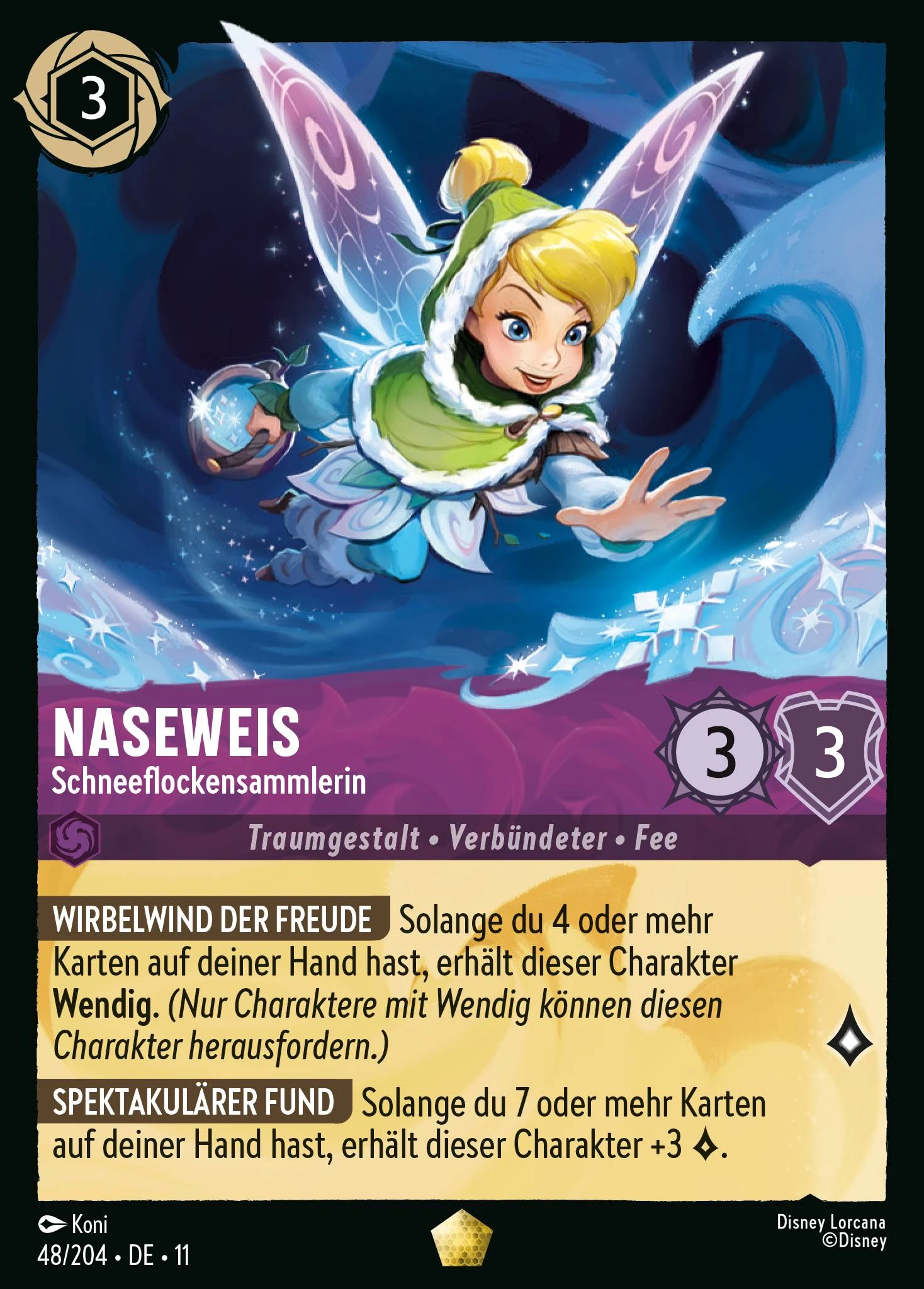 Naseweis - Schneeflockensammlerin (Winterzauber 048)