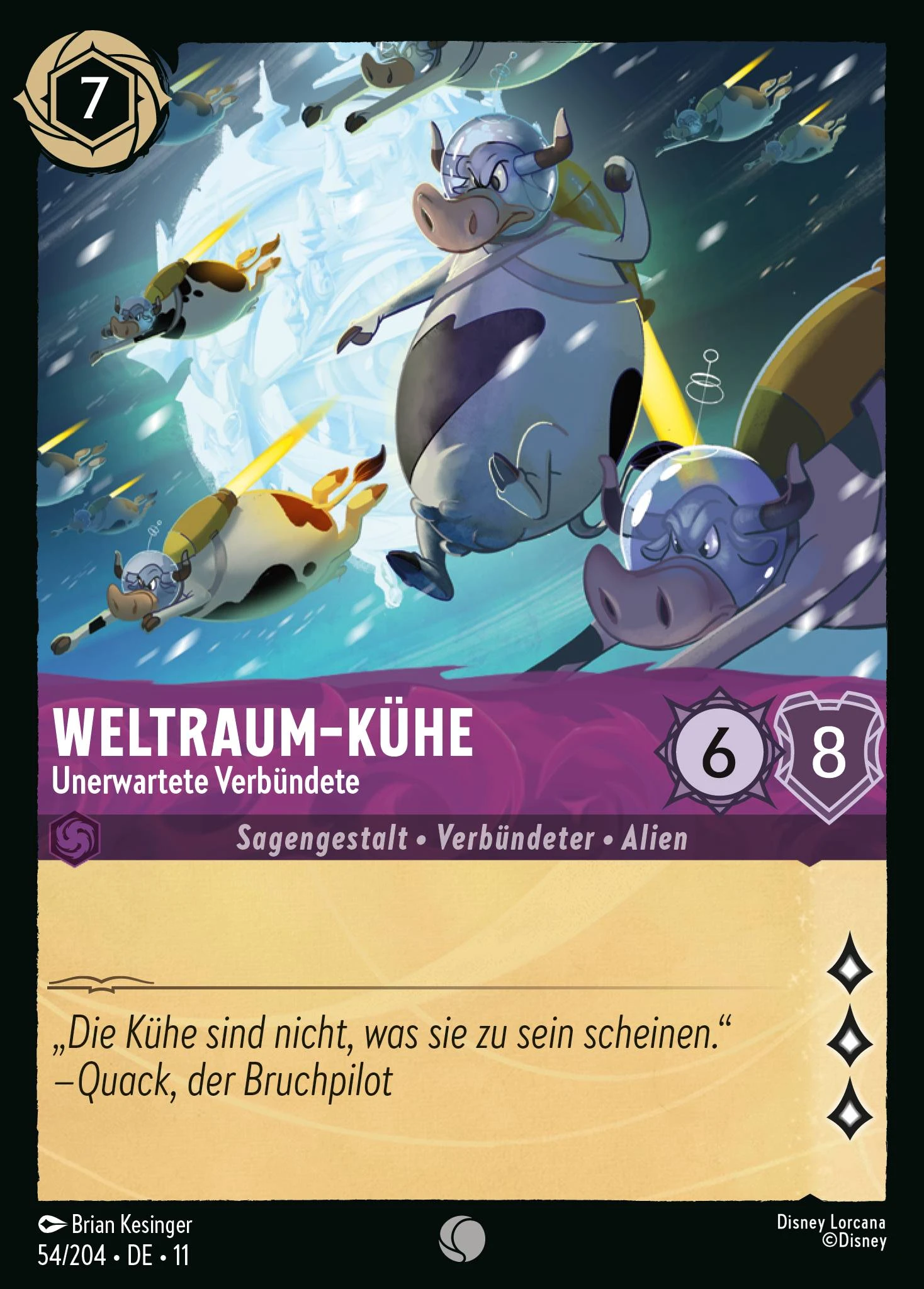 Weltraum-Kühe - Unerwartete Verbündete (Winterzauber 054)