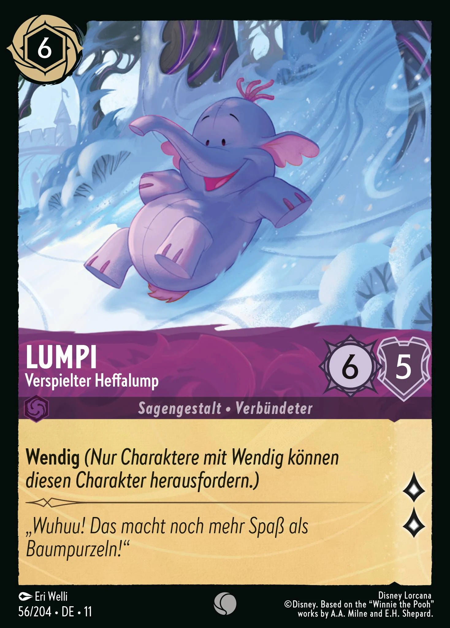 Lumpi - Verspielter Heffalump (Winterzauber 056)
