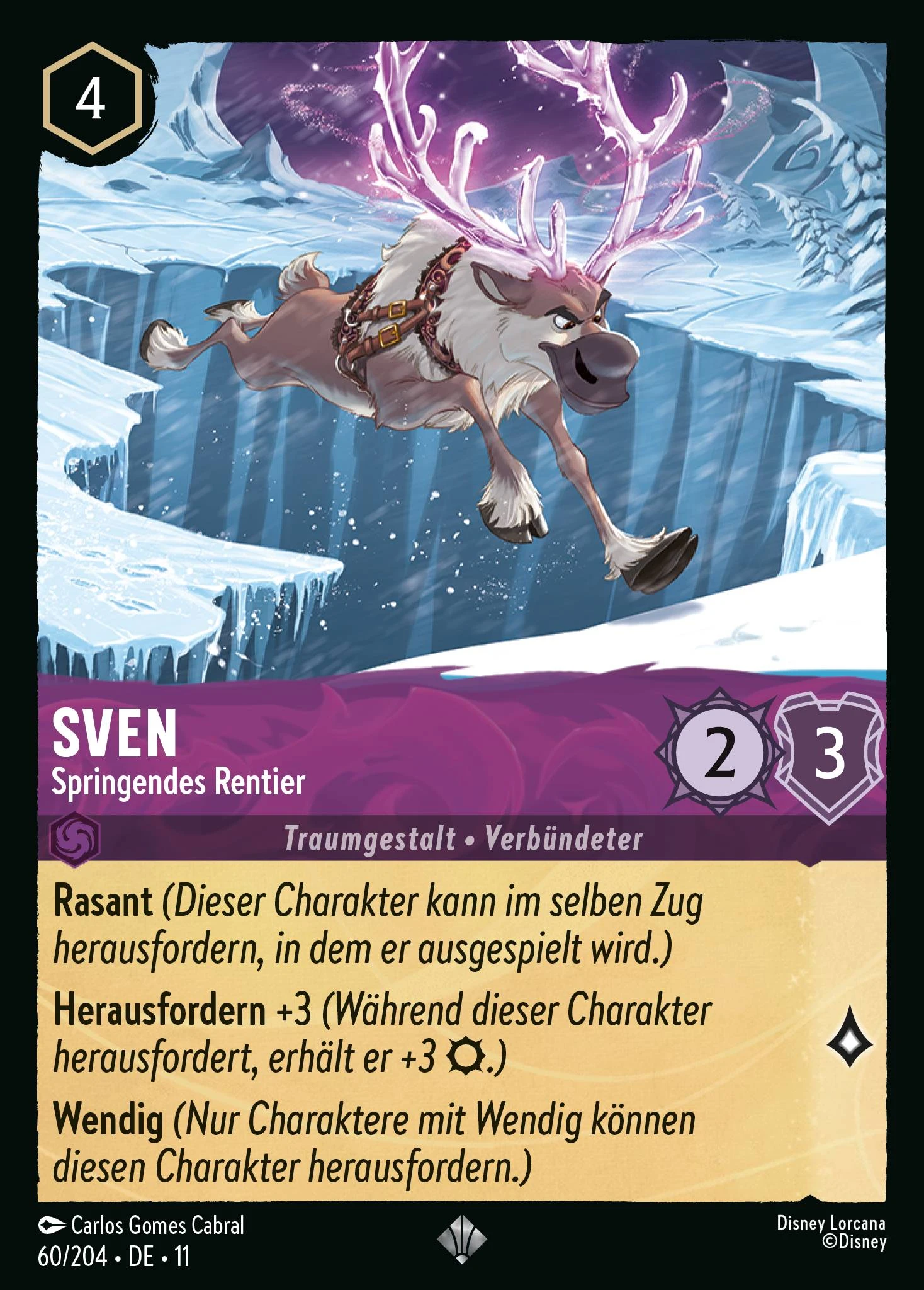 Sven - Springendes Rentier (Winterzauber 060)