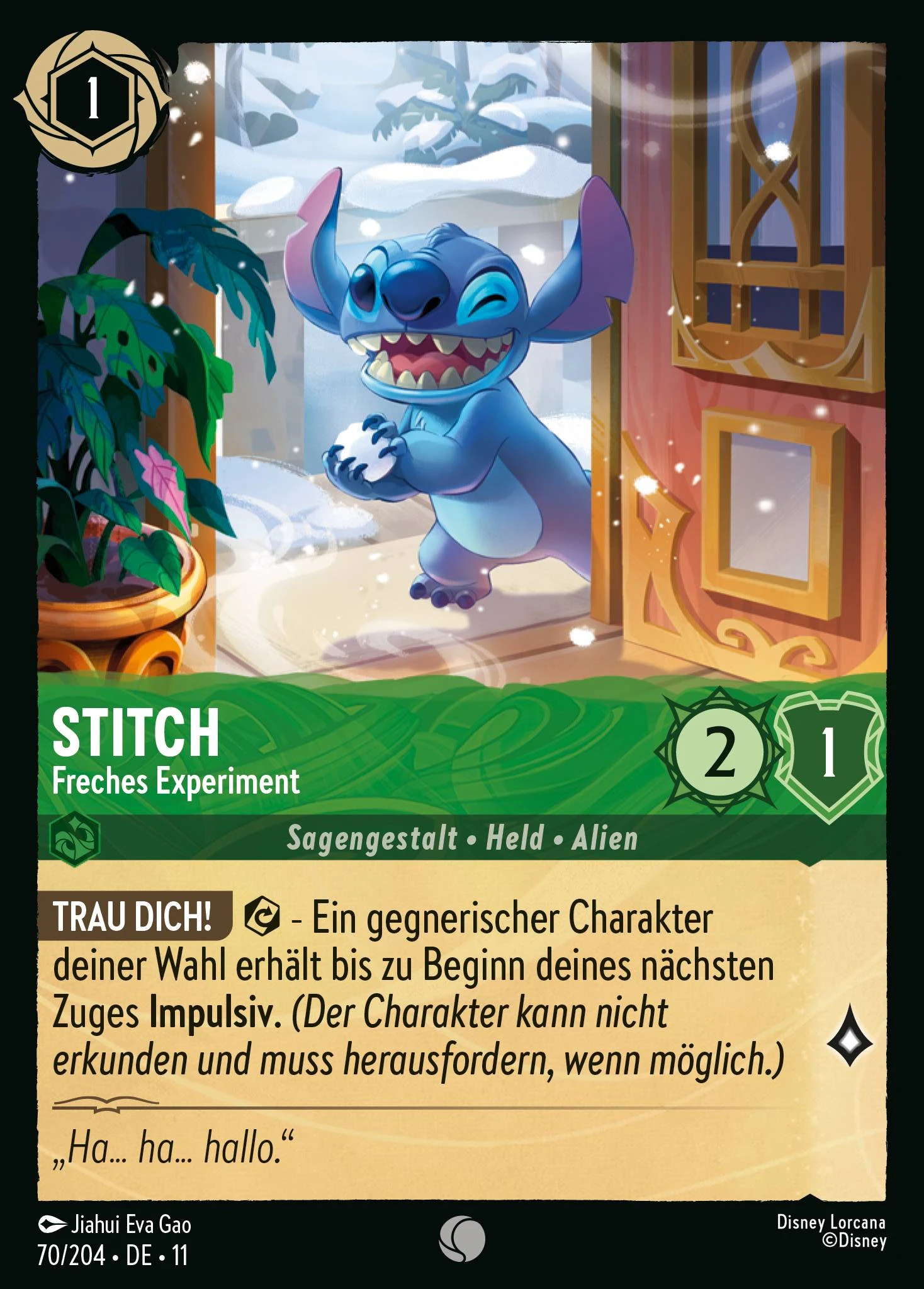 Stitch - Freches Experiment (Winterzauber 070)