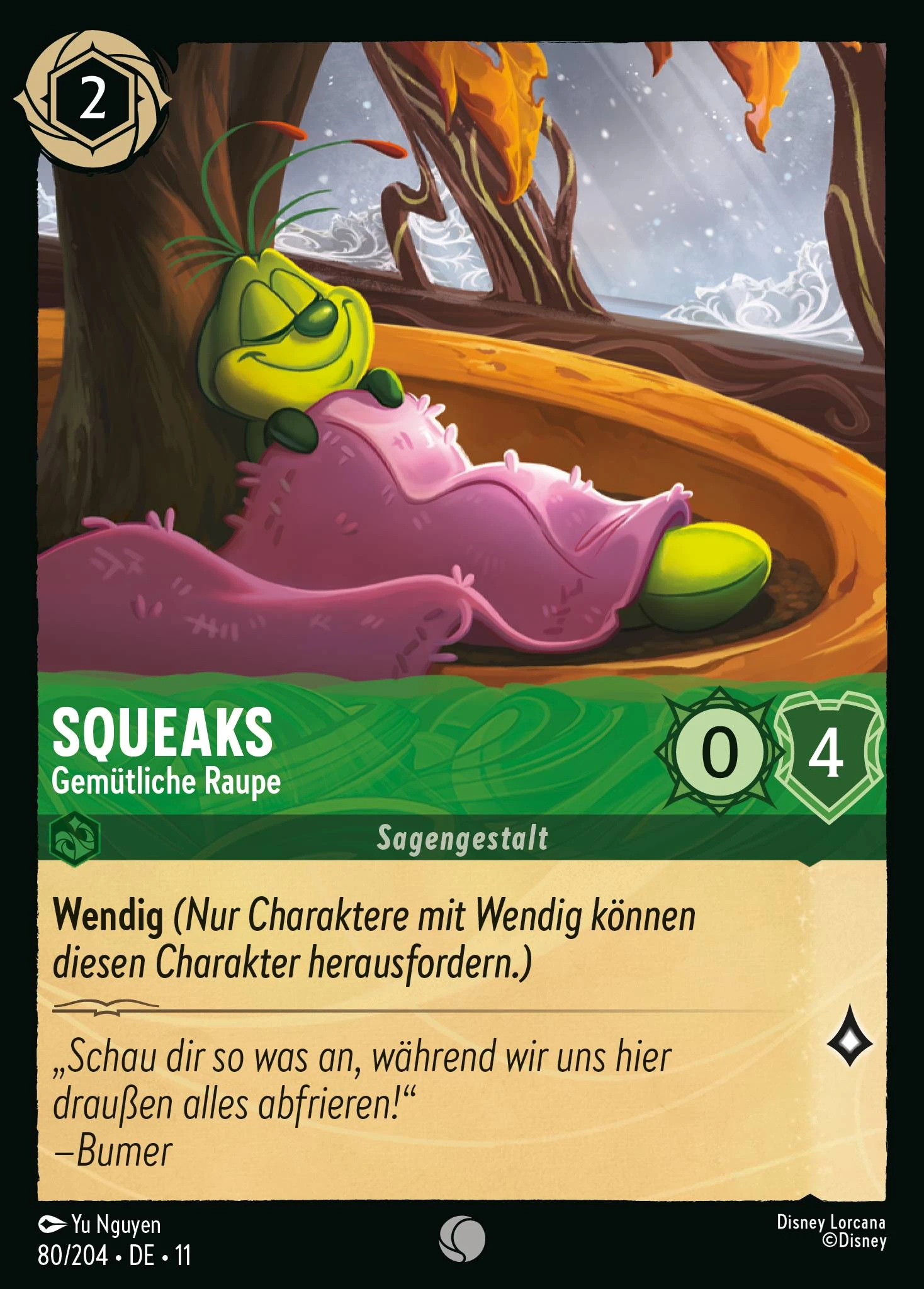 Squeaks - Gemütliche Raupe (Winterzauber 080)