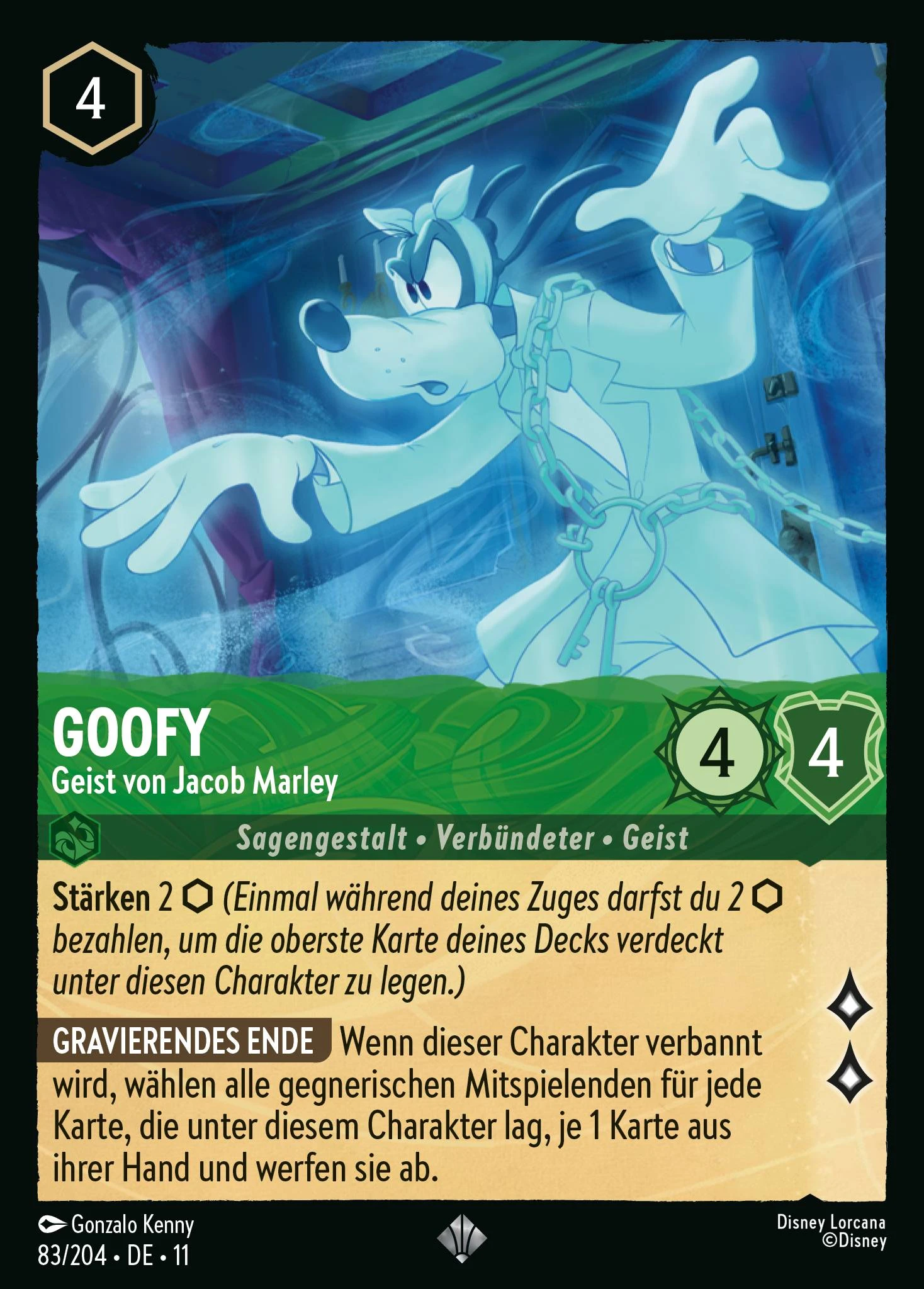 Goofy - Geist von Jacob Marley (Winterzauber 083)
