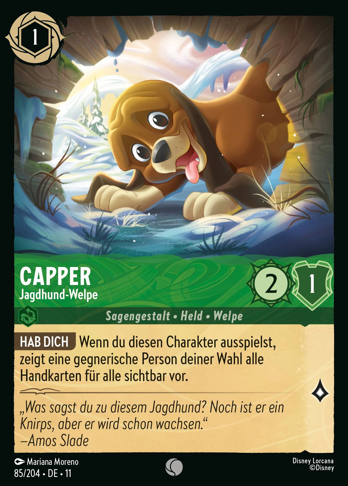 Capper - Jagdhund-Welpe (Winterzauber 085)