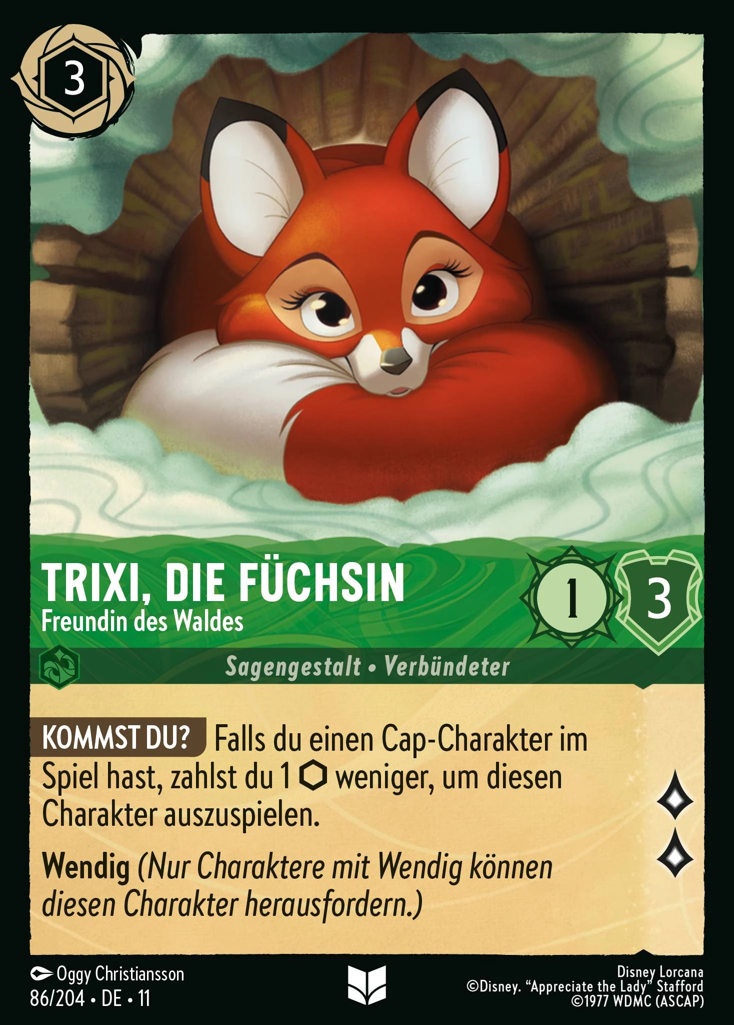 Trixi, die Füchsin - Freundin des Waldes (Winterzauber 086)