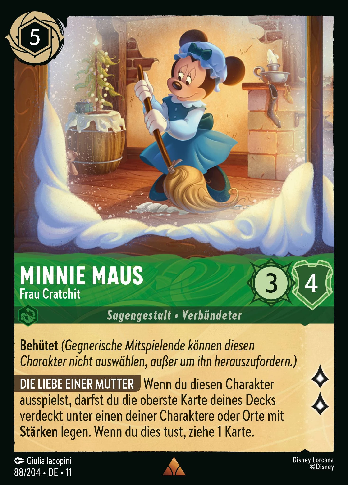 Minnie Maus - Frau Cratchit (Winterzauber 088)