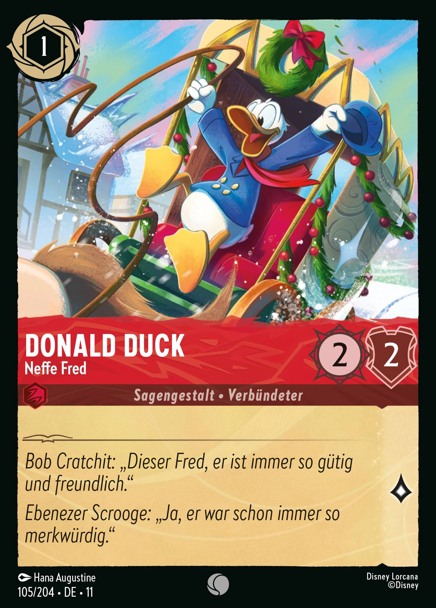 Donald Duck - Neffe Fred (Winterzauber 105)