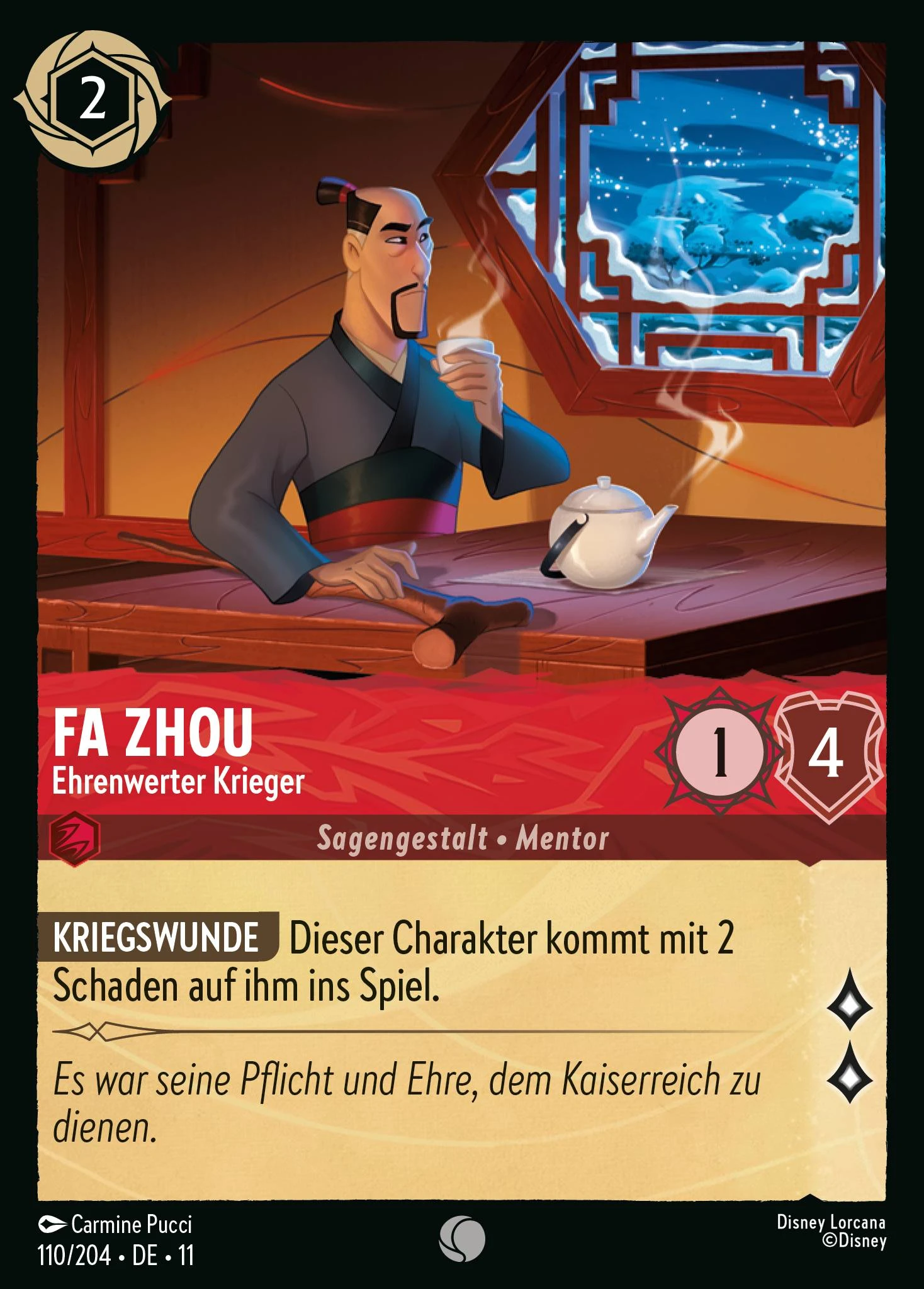 Fa Zhou - Ehrenwerter Krieger (Winterzauber 110)
