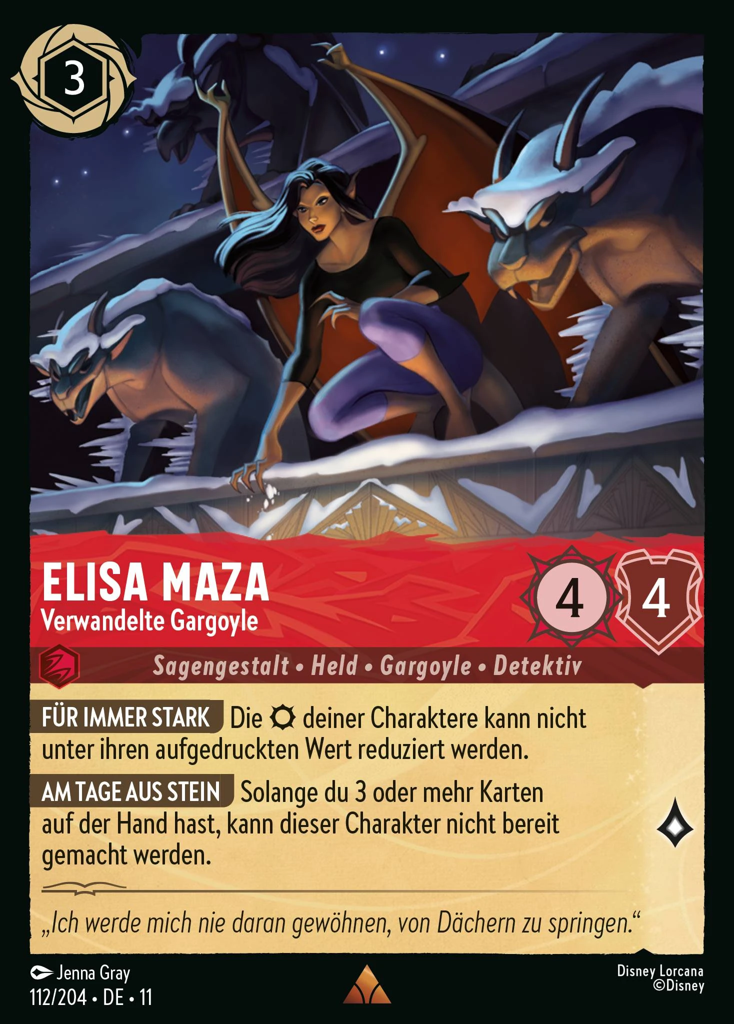 Elisa Maza - Verwandelte Gargoyle (Winterzauber 112)