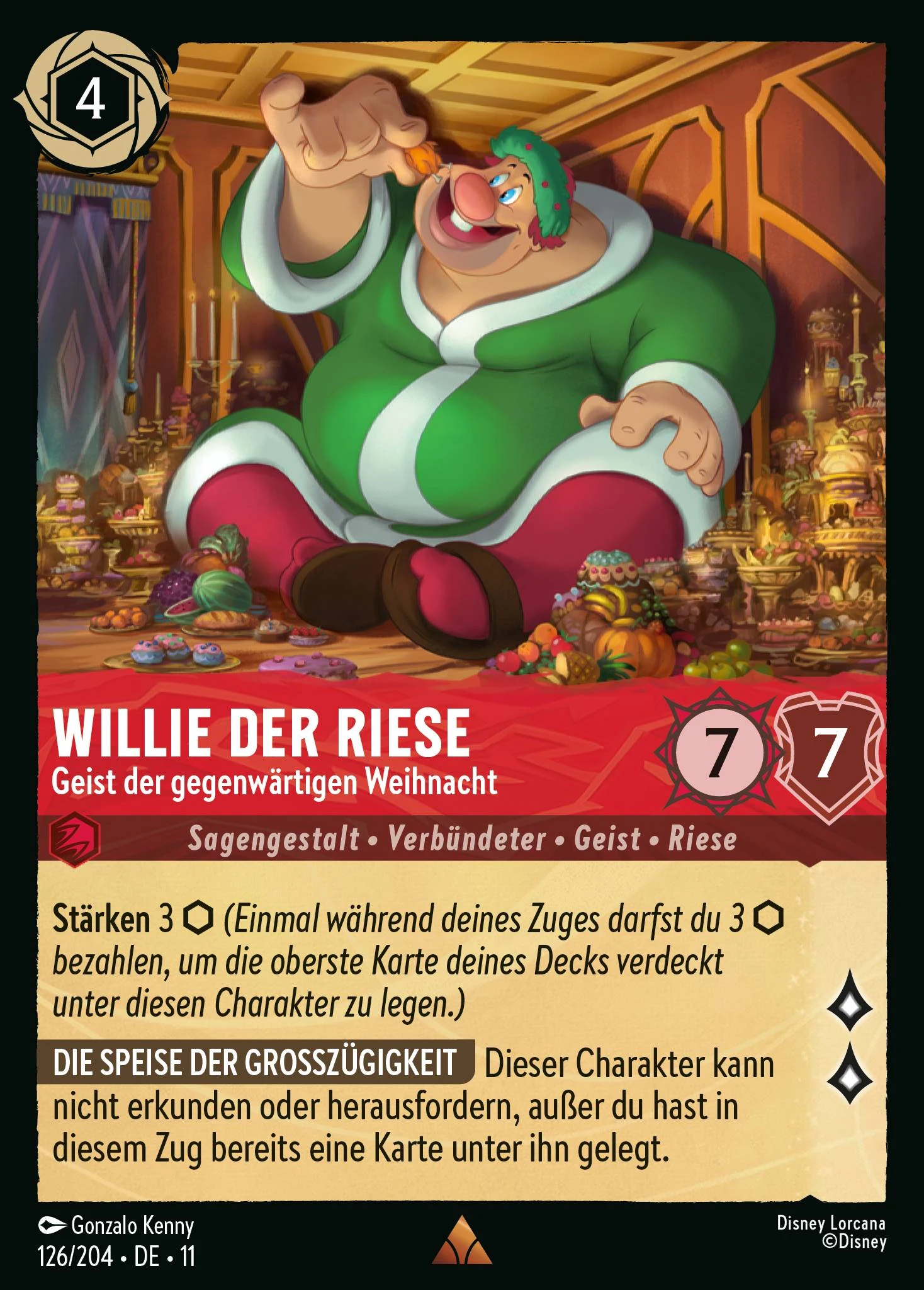 Willie der Riese - Geist der gegenwärtigen Weihnacht (Winterzauber 126)