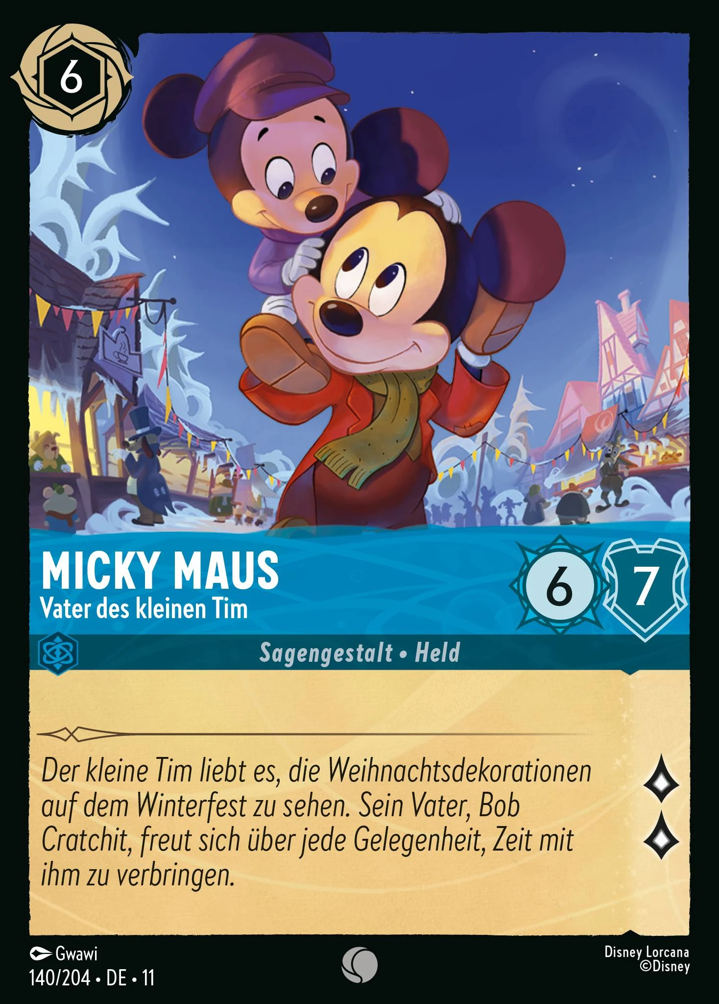 Micky Maus - Vater des kleinen Tim (Winterzauber 140)