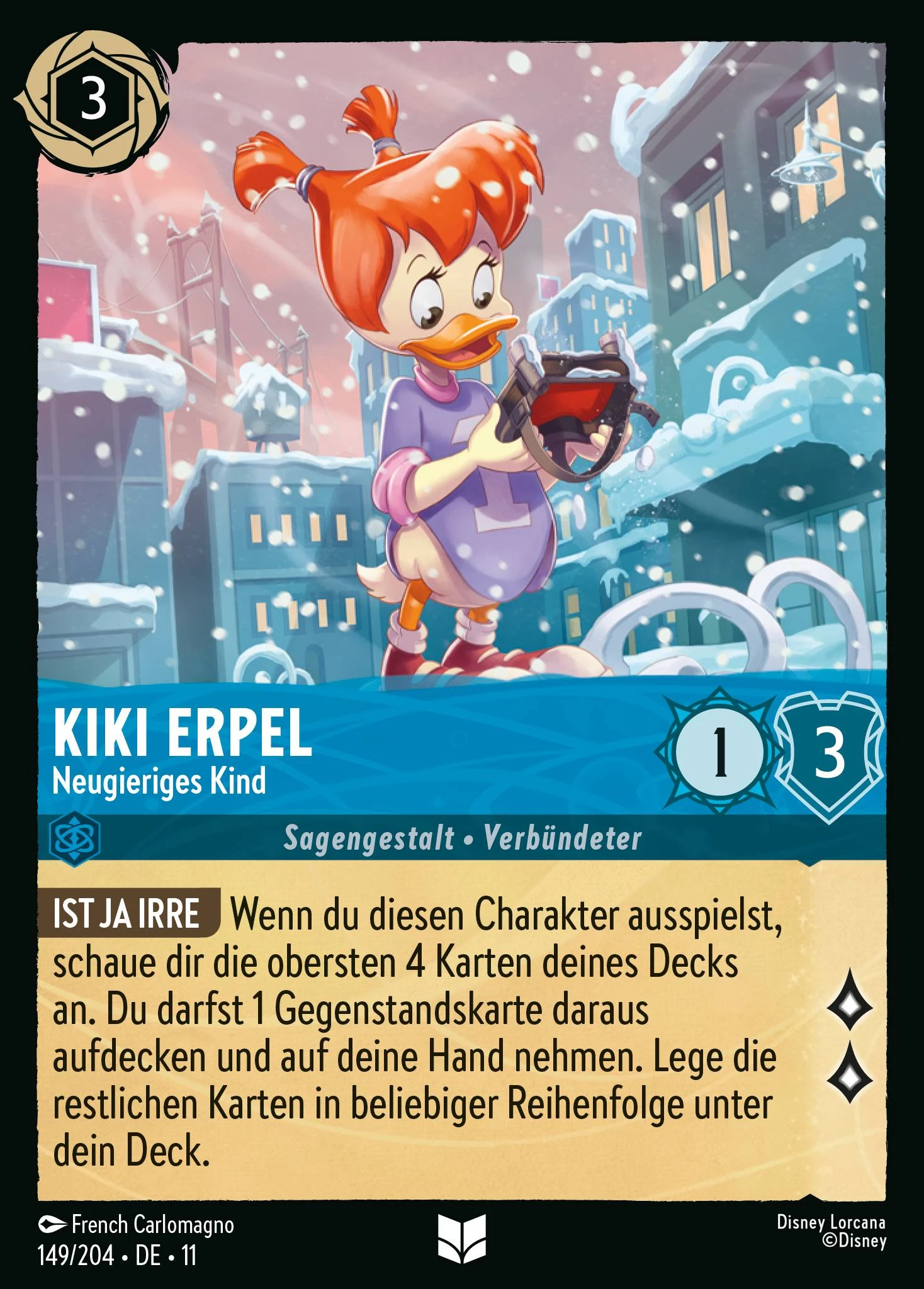 Kiki Erpel - Neugieriges Kind (Winterzauber 149)