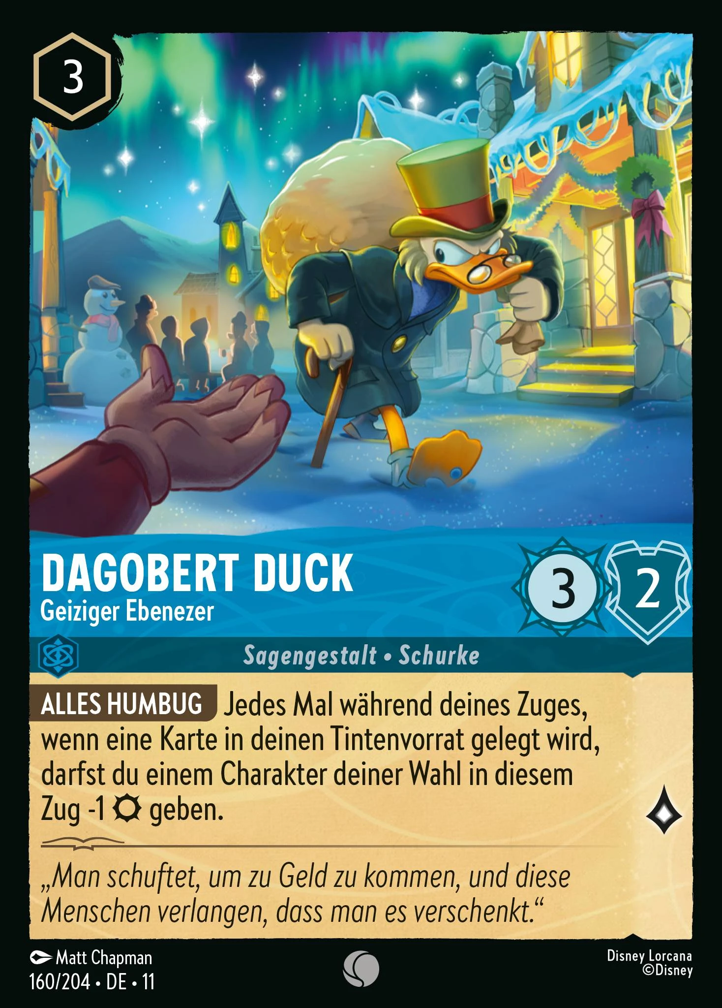 Dagobert Duck - Geiziger Ebenezer (Winterzauber 160)