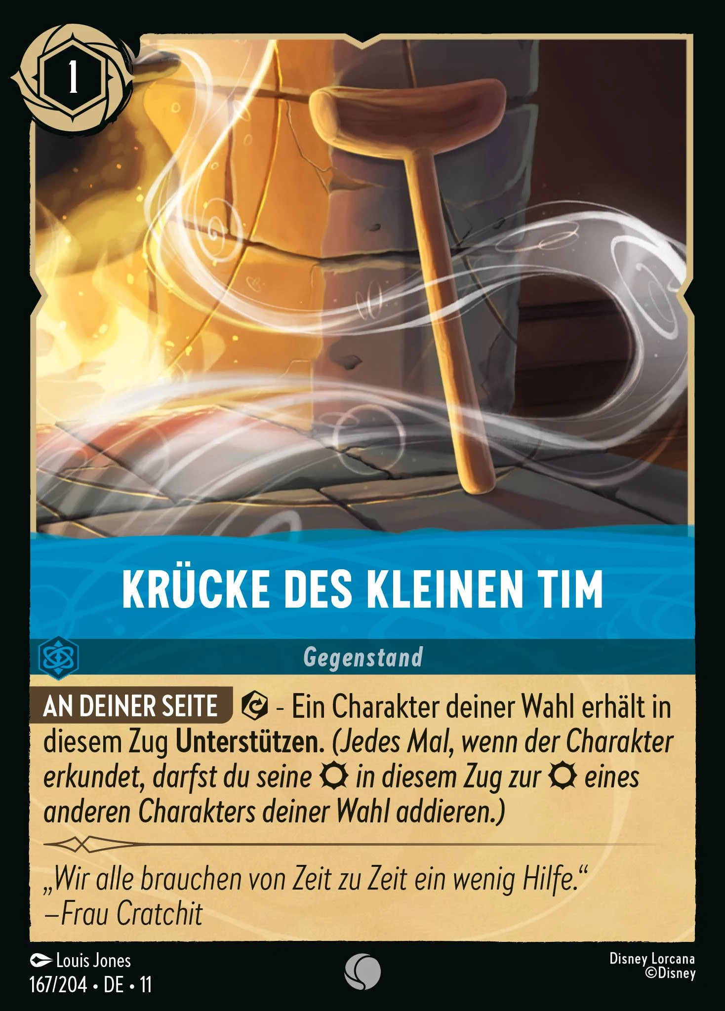 Krücke des kleinen Tim (Winterzauber 167)
