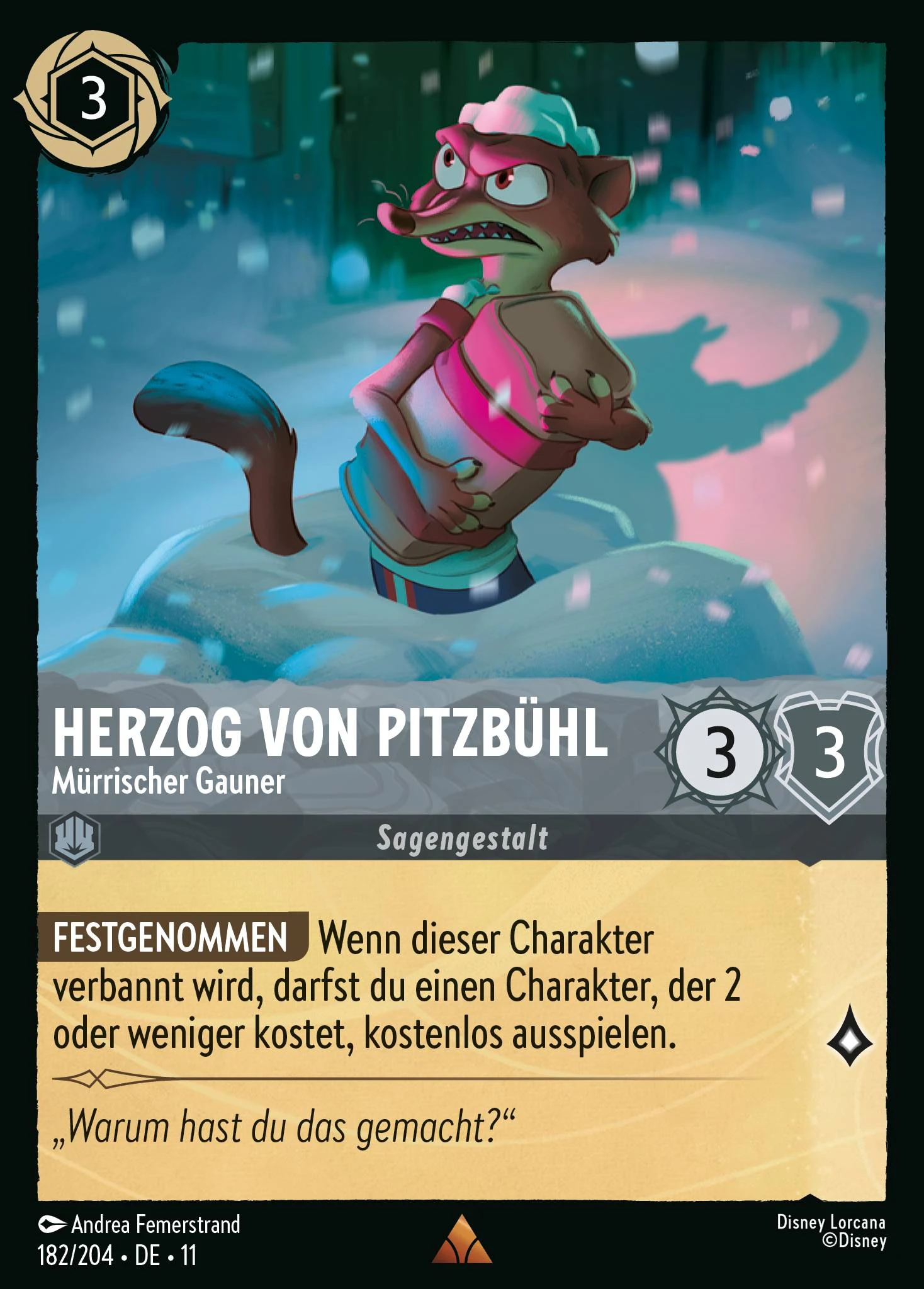 Herzog von Pitzbühl - Mürrischer Gauner (Winterzauber 182)