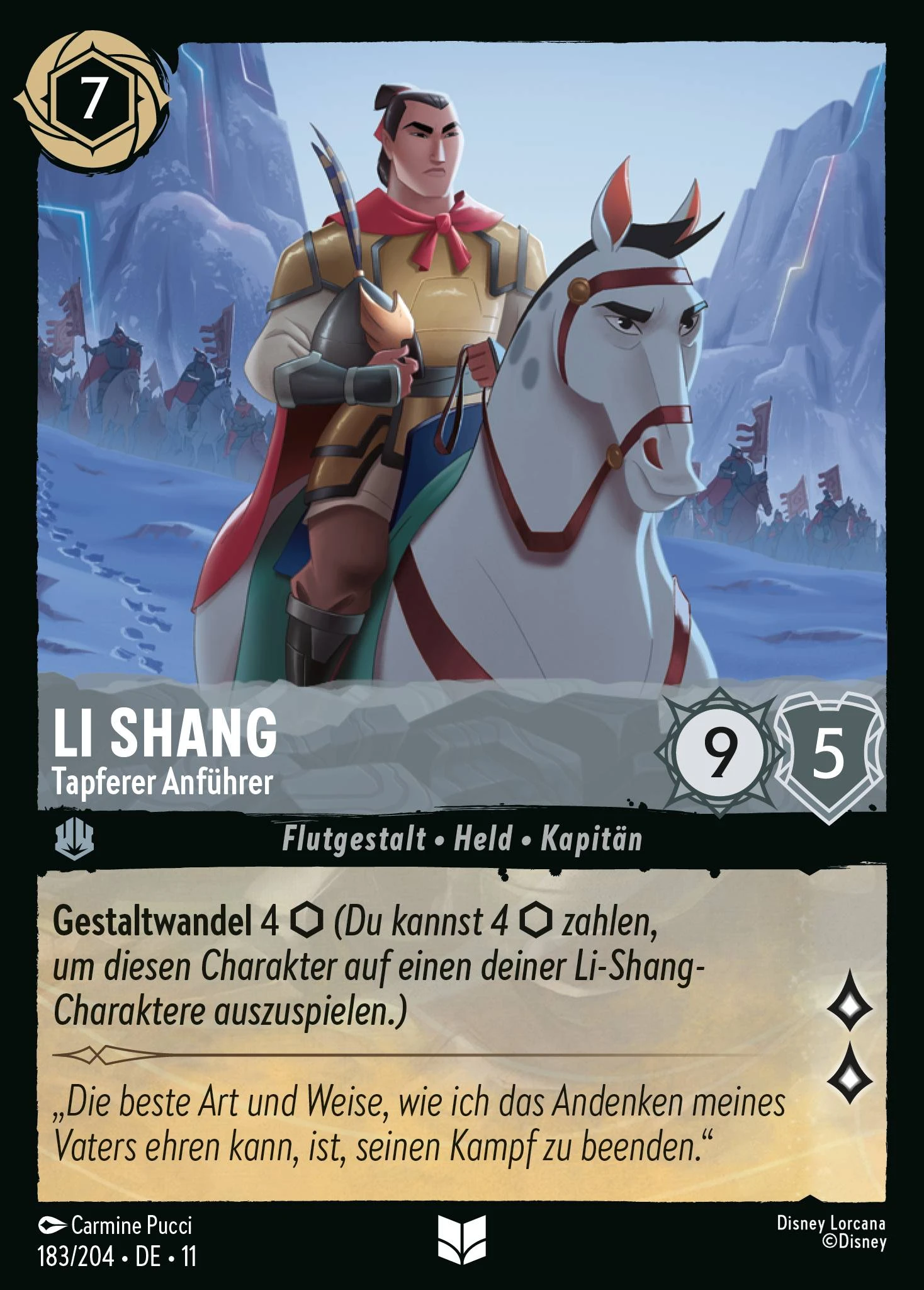 Li Shang - Tapferer Anführer (Winterzauber 183)