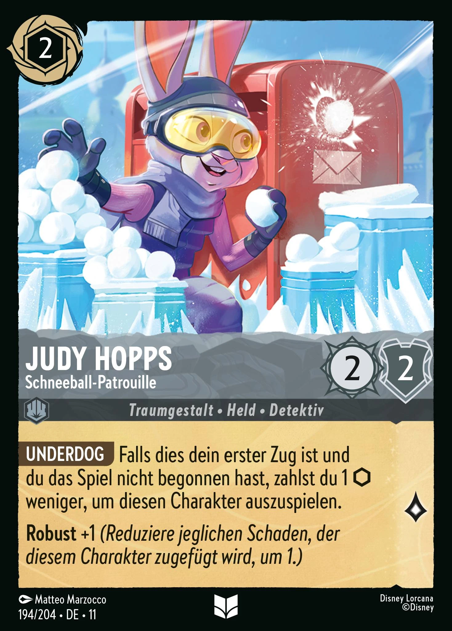 Judy Hopps - Schneeball-Patrouille (Winterzauber 194)