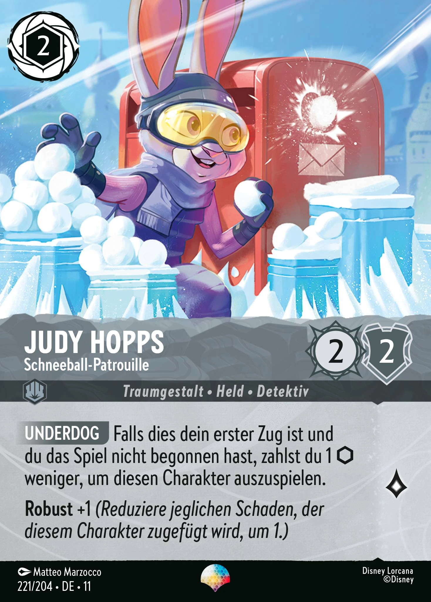Judy Hopps - Schneeball-Patrouille (Winterzauber 221)