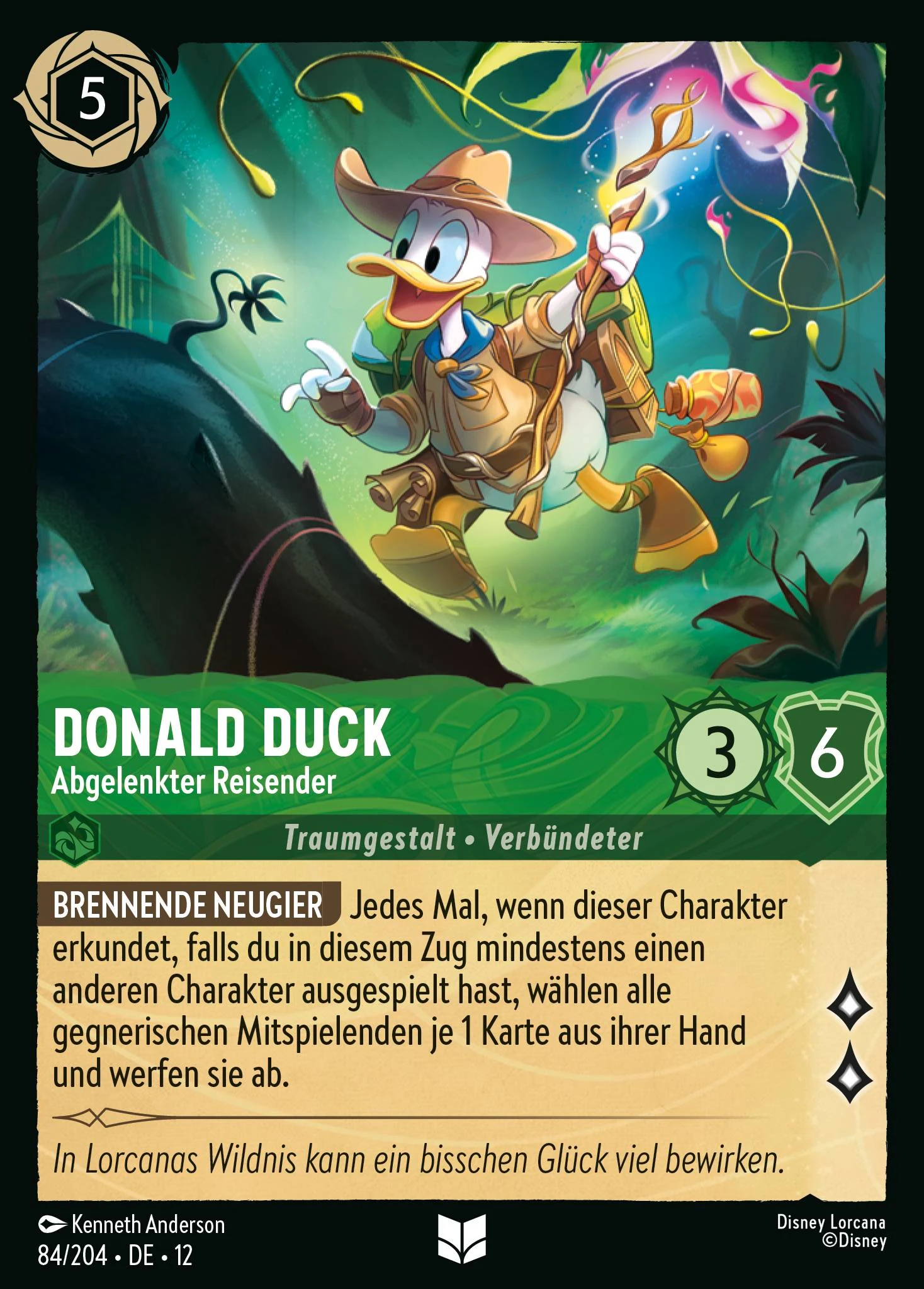Donald Duck - Abgelenkter Reisender (Unbekannte Wildnis 084)