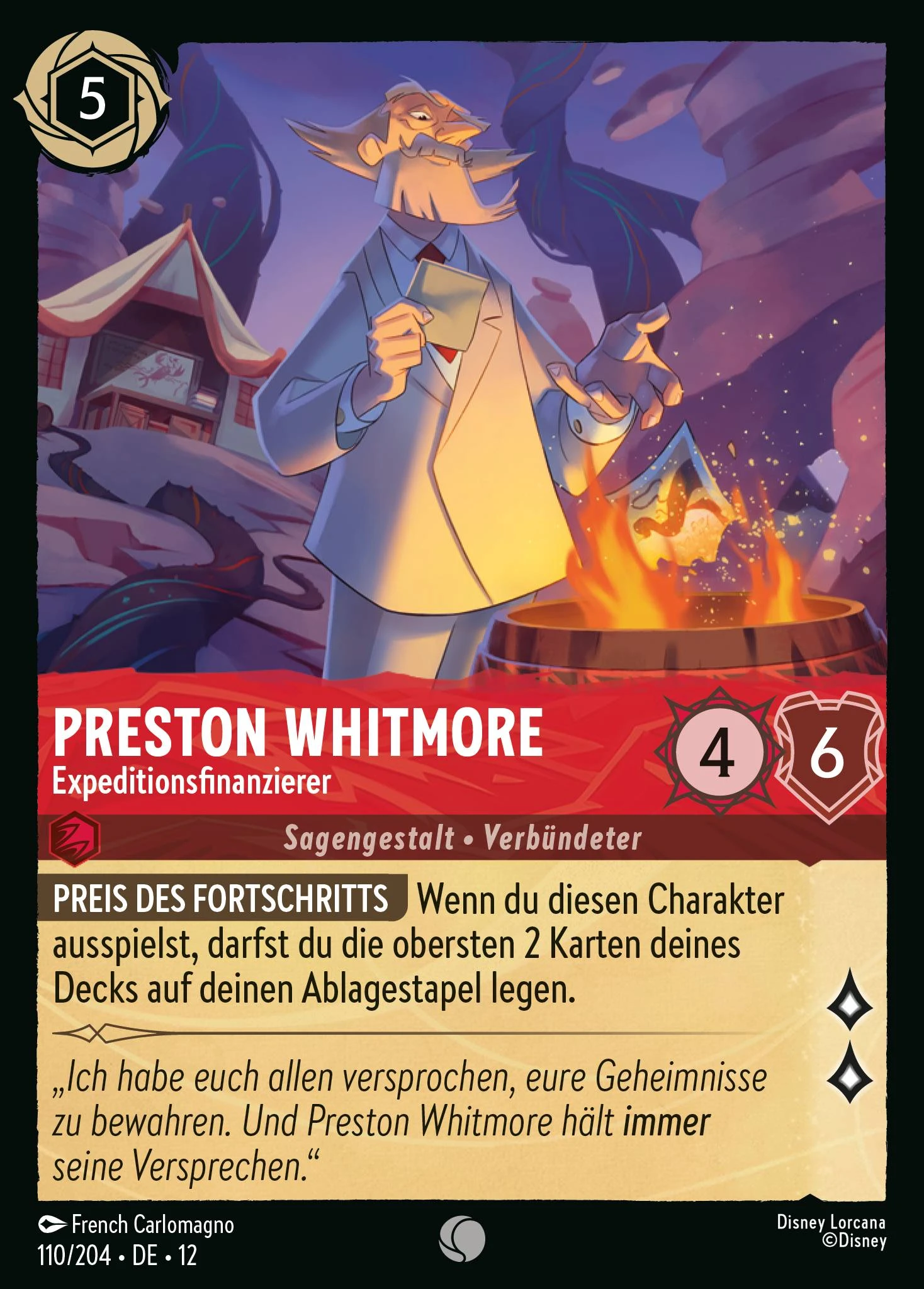 Preston Whitmore - Expeditionsfinanzierer (Unbekannte Wildnis 110)