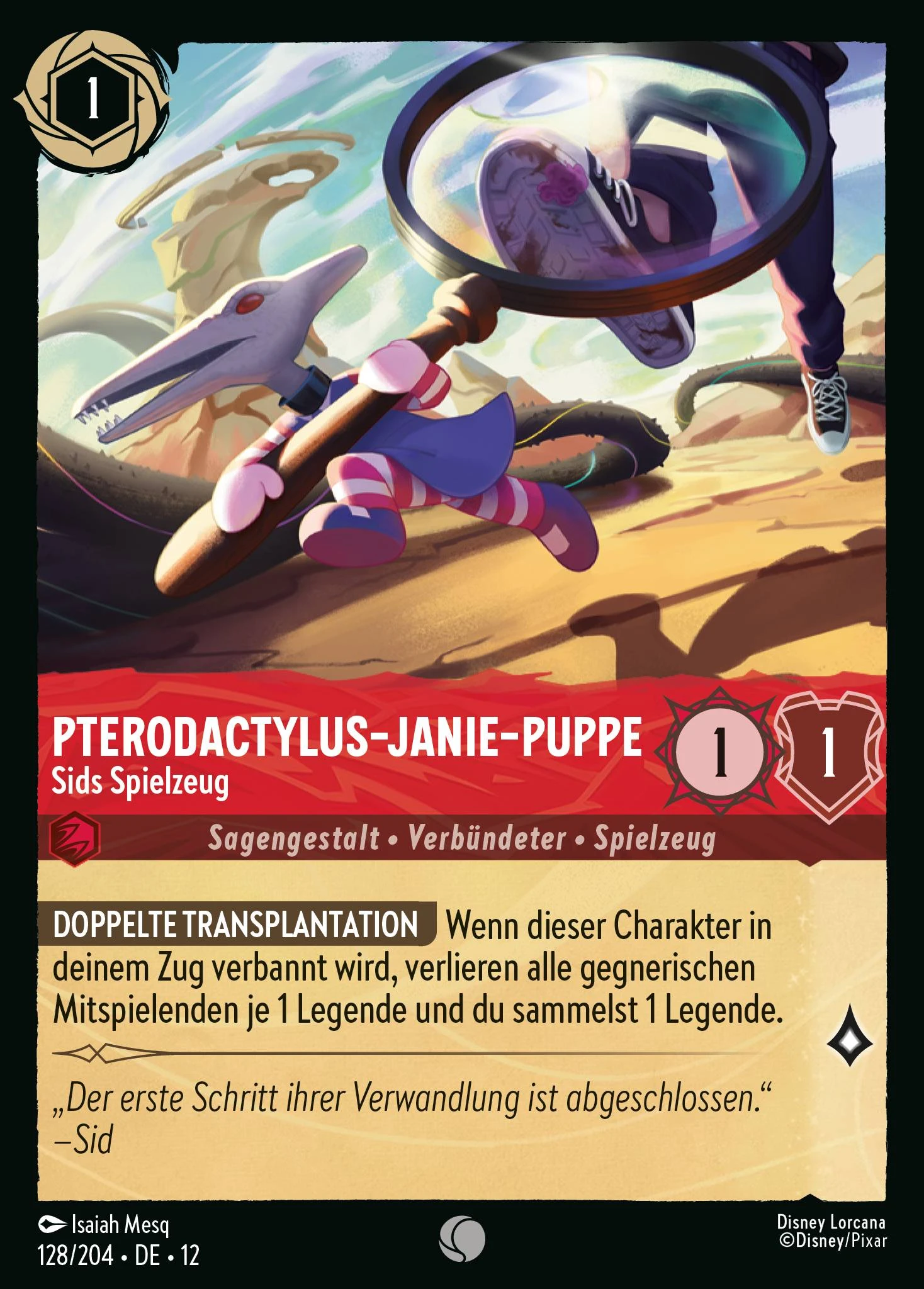 Pterodactylus-Janie-Puppe - Sids Spielzeug (Unbekannte Wildnis 128)