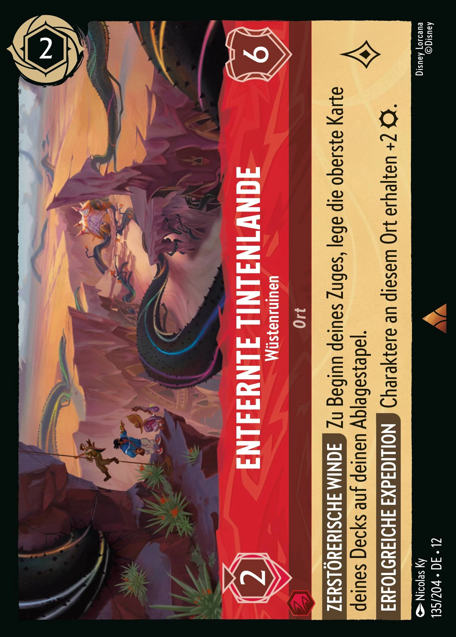 Entfernte Tintenlande - Wüstenruinen (Unbekannte Wildnis 135)