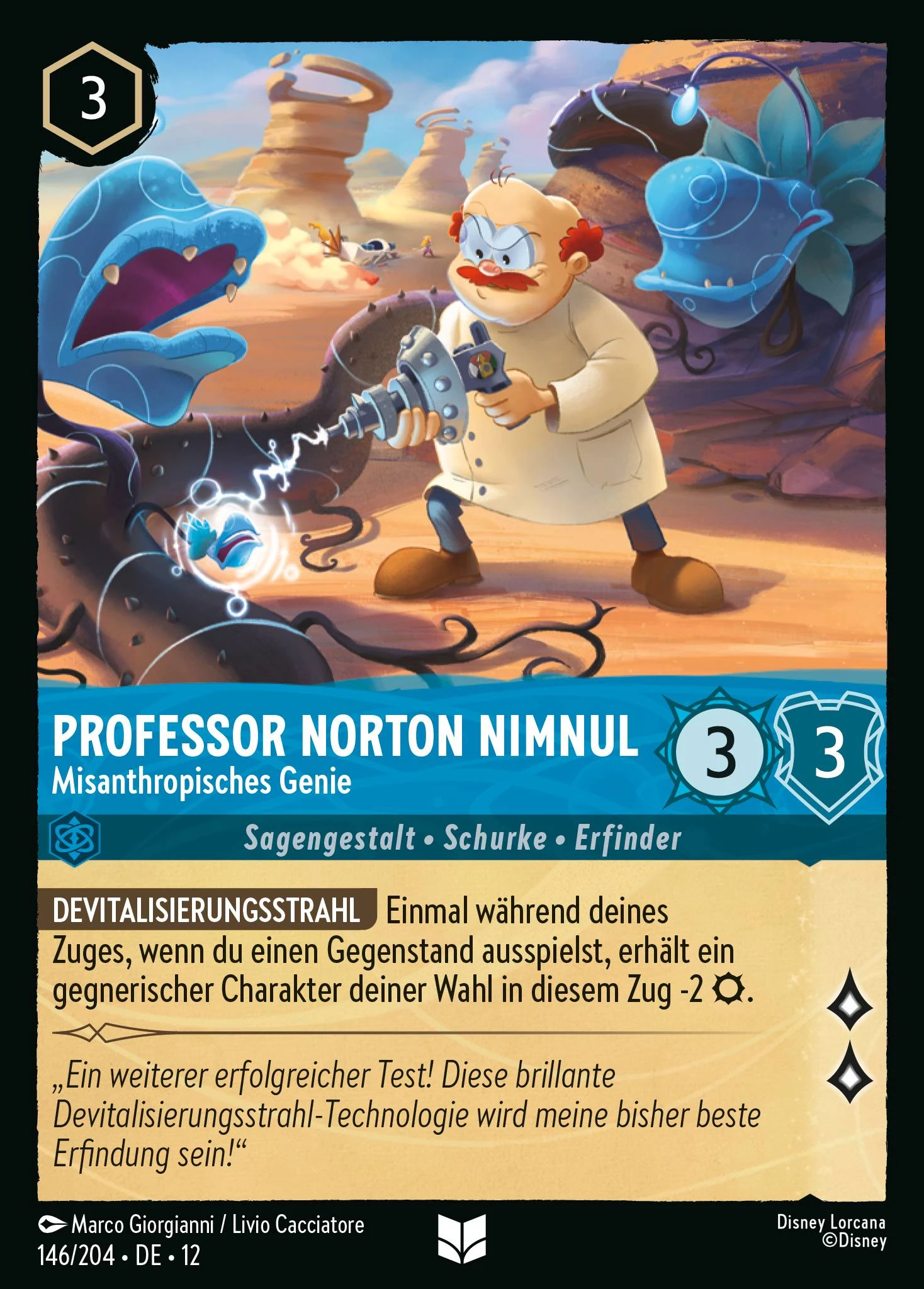 Professor Norton Nimnul - Misanthropisches Genie (Unbekannte Wildnis 146)
