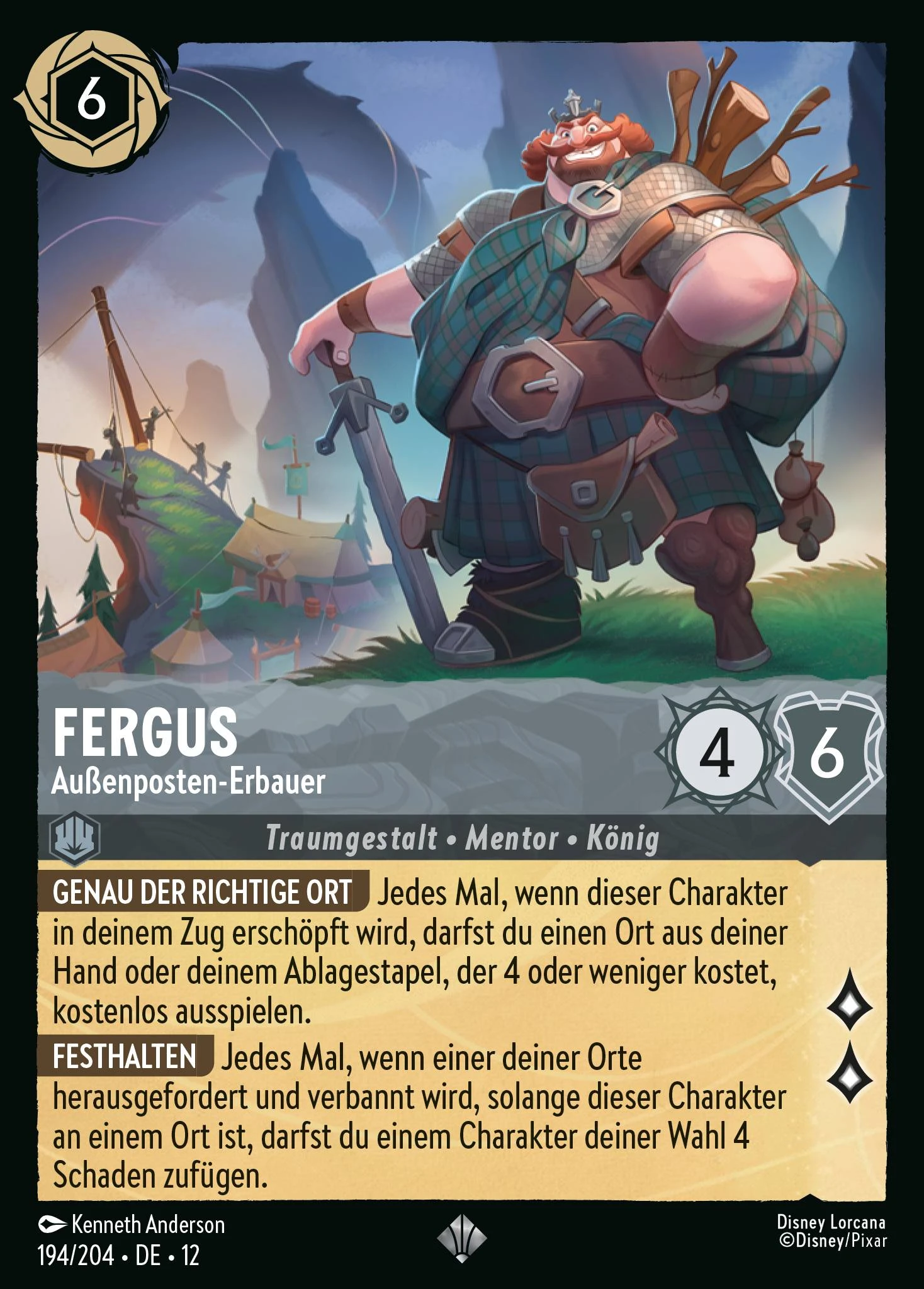 Fergus - Außenposten-Erbauer (Unbekannte Wildnis 194)
