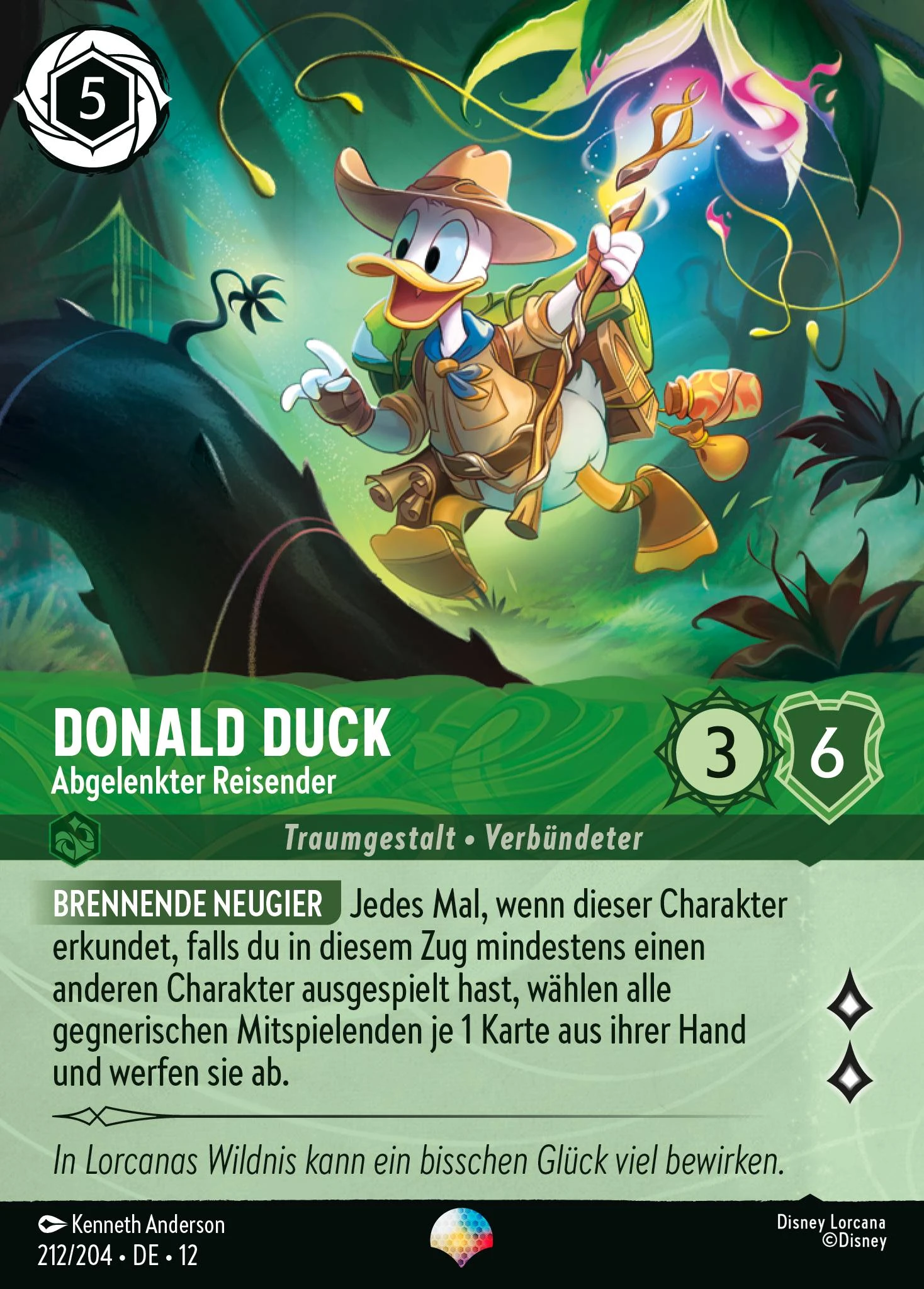 Donald Duck - Abgelenkter Reisender (Unbekannte Wildnis 212)