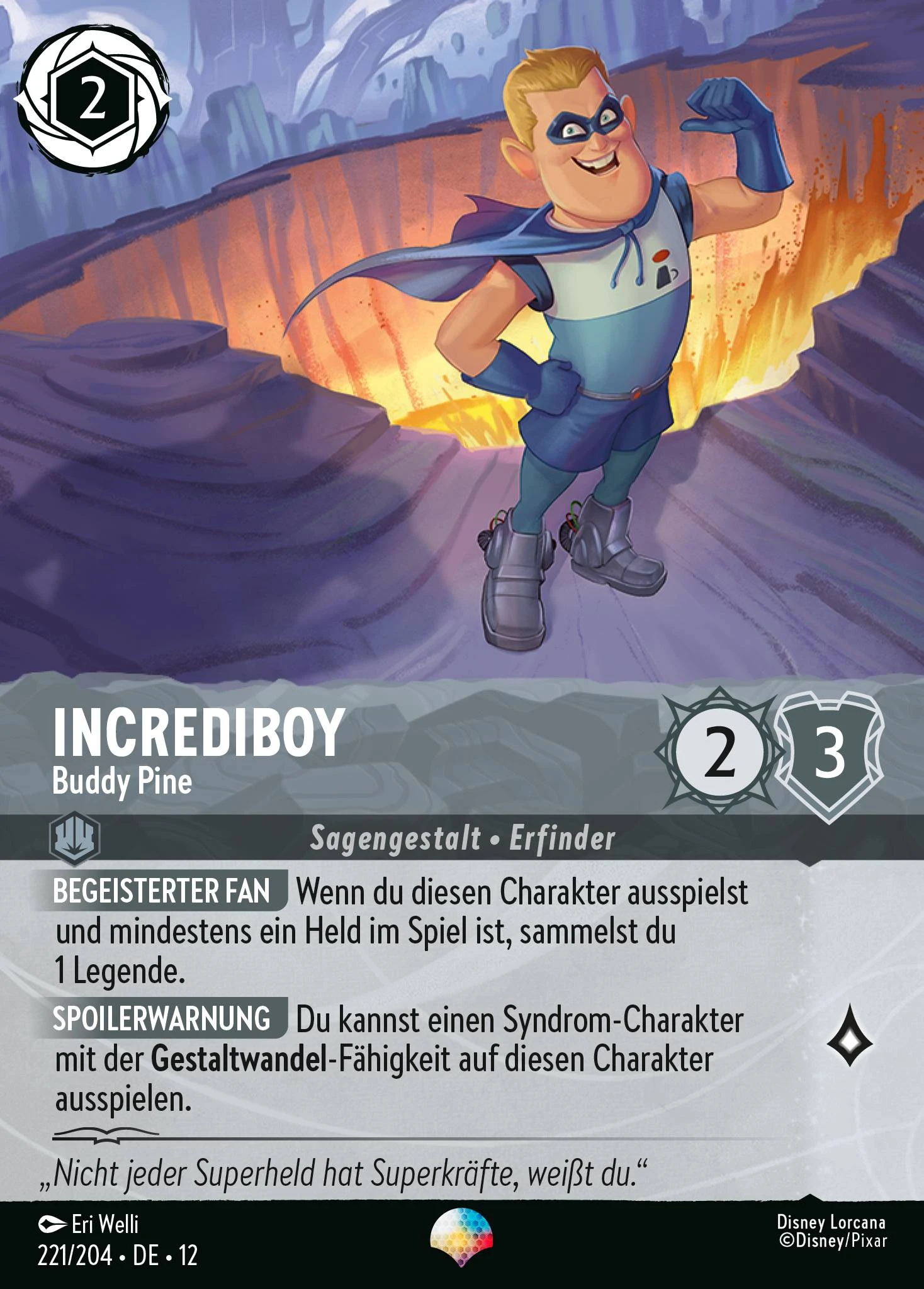 Incrediboy - Buddy Pine (Unbekannte Wildnis 221)