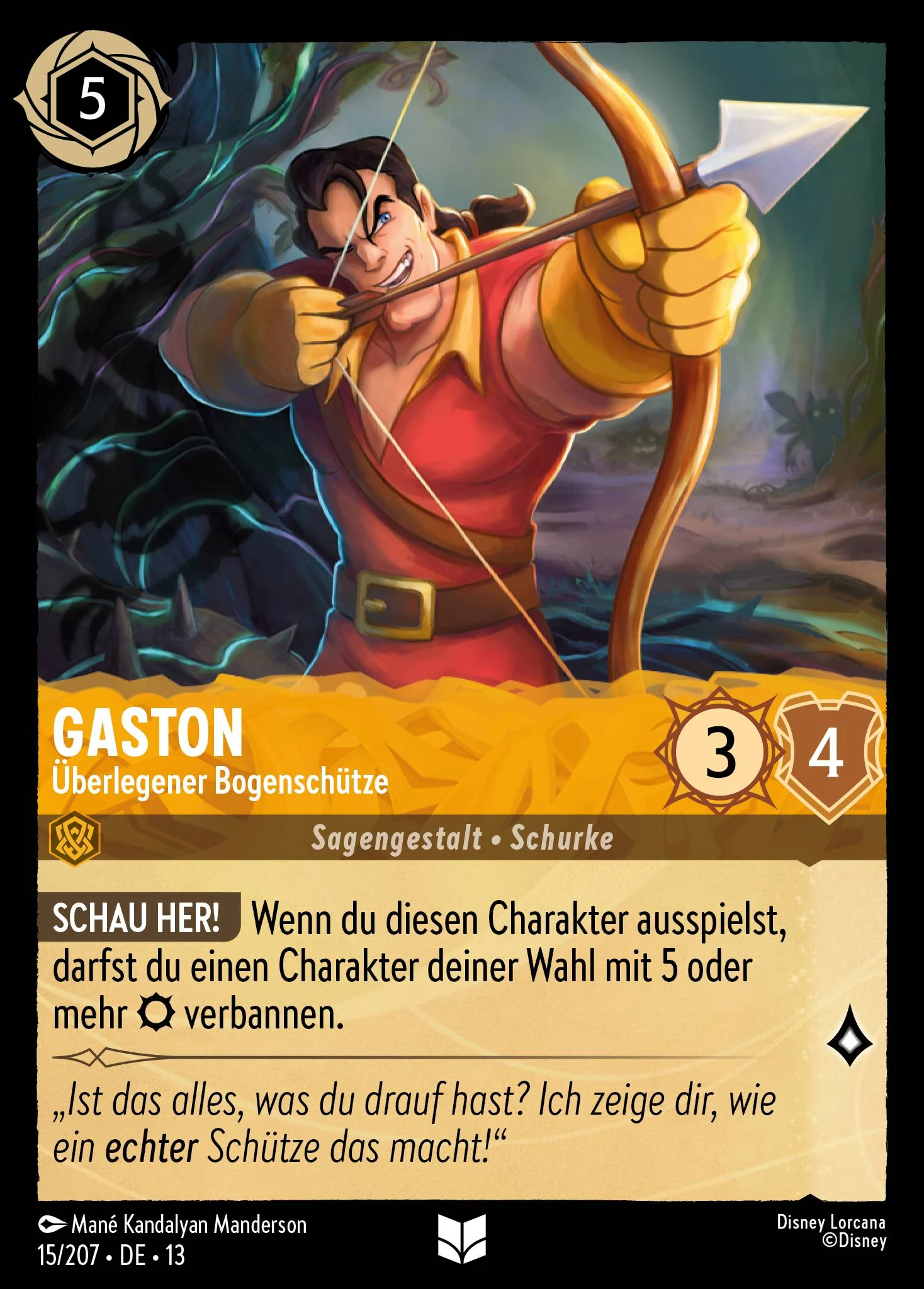 Gaston - Überlegener Bogenschütze (Angriff der Ranke! 015)