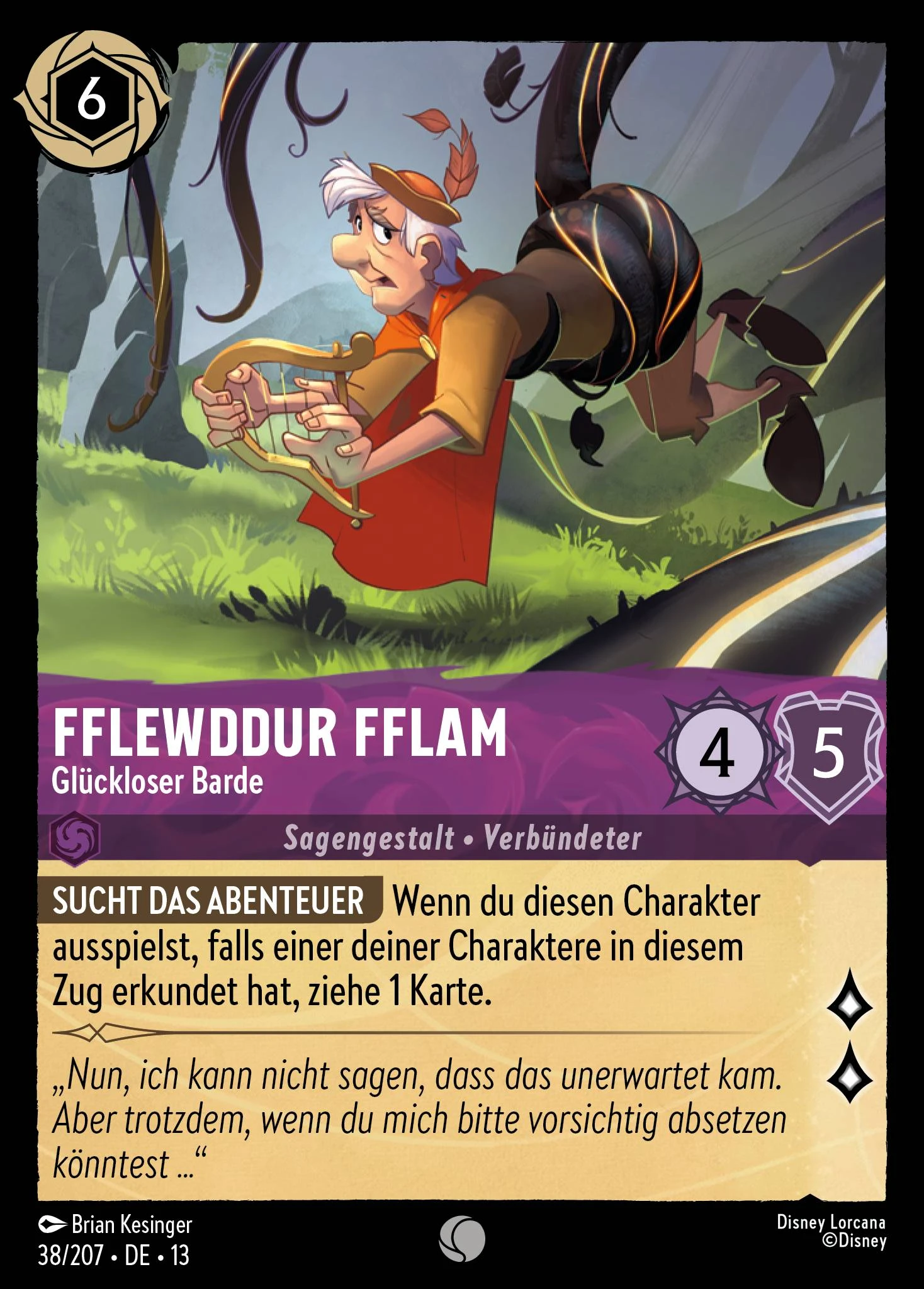 Fflewddur Fflam - Glückloser Barde (Angriff der Ranke! 038)